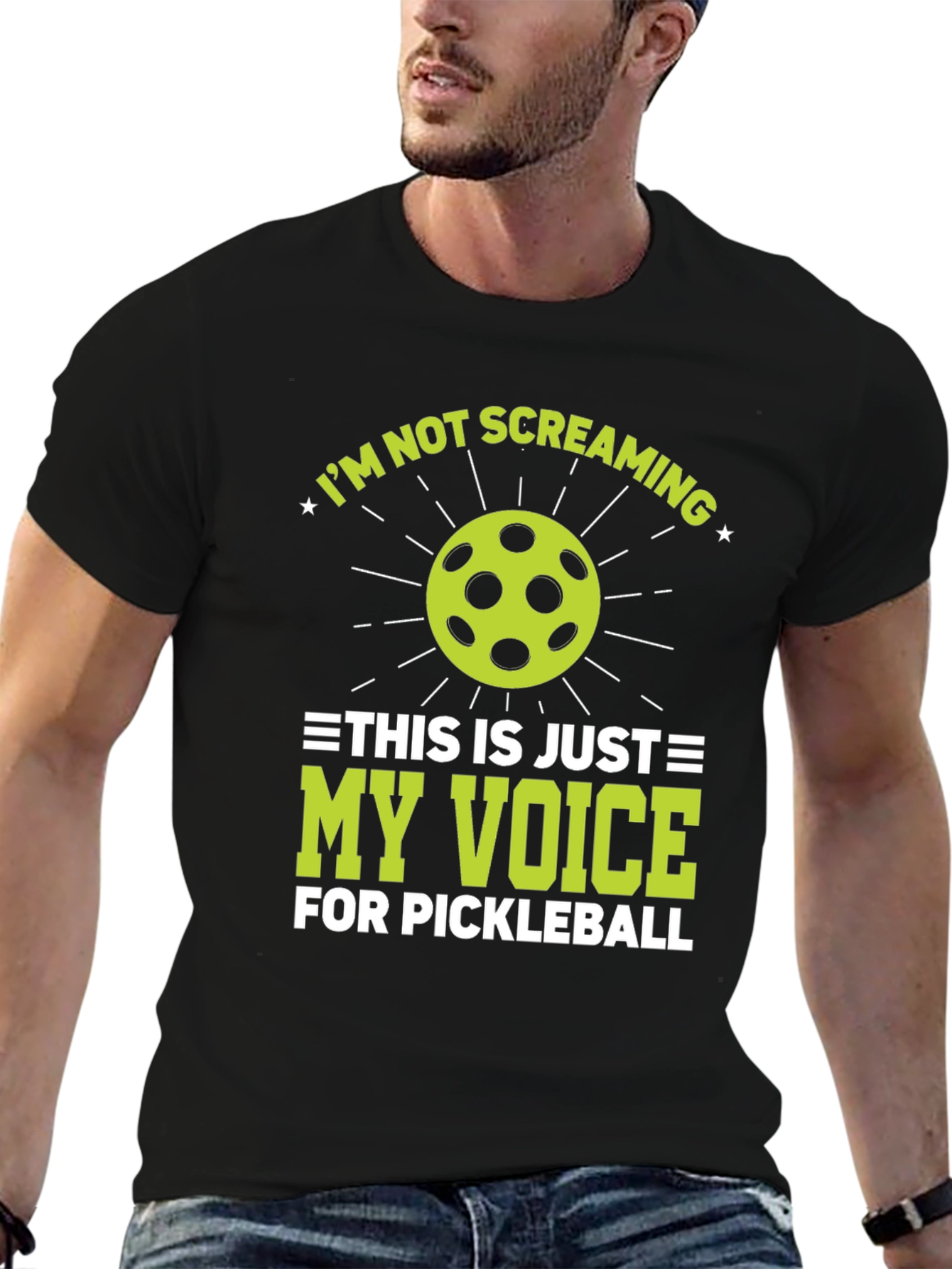 Pickleball Screaming Voice T-Shirt