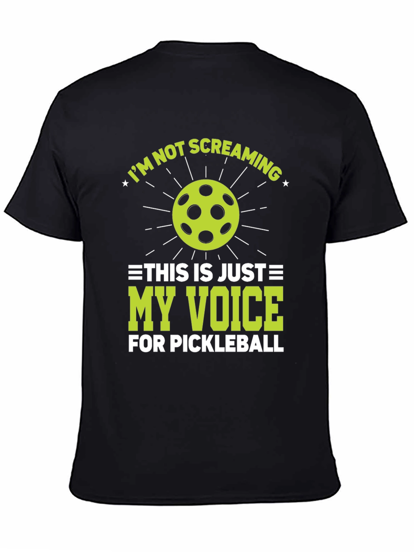 Pickleball Screaming Voice T-Shirt