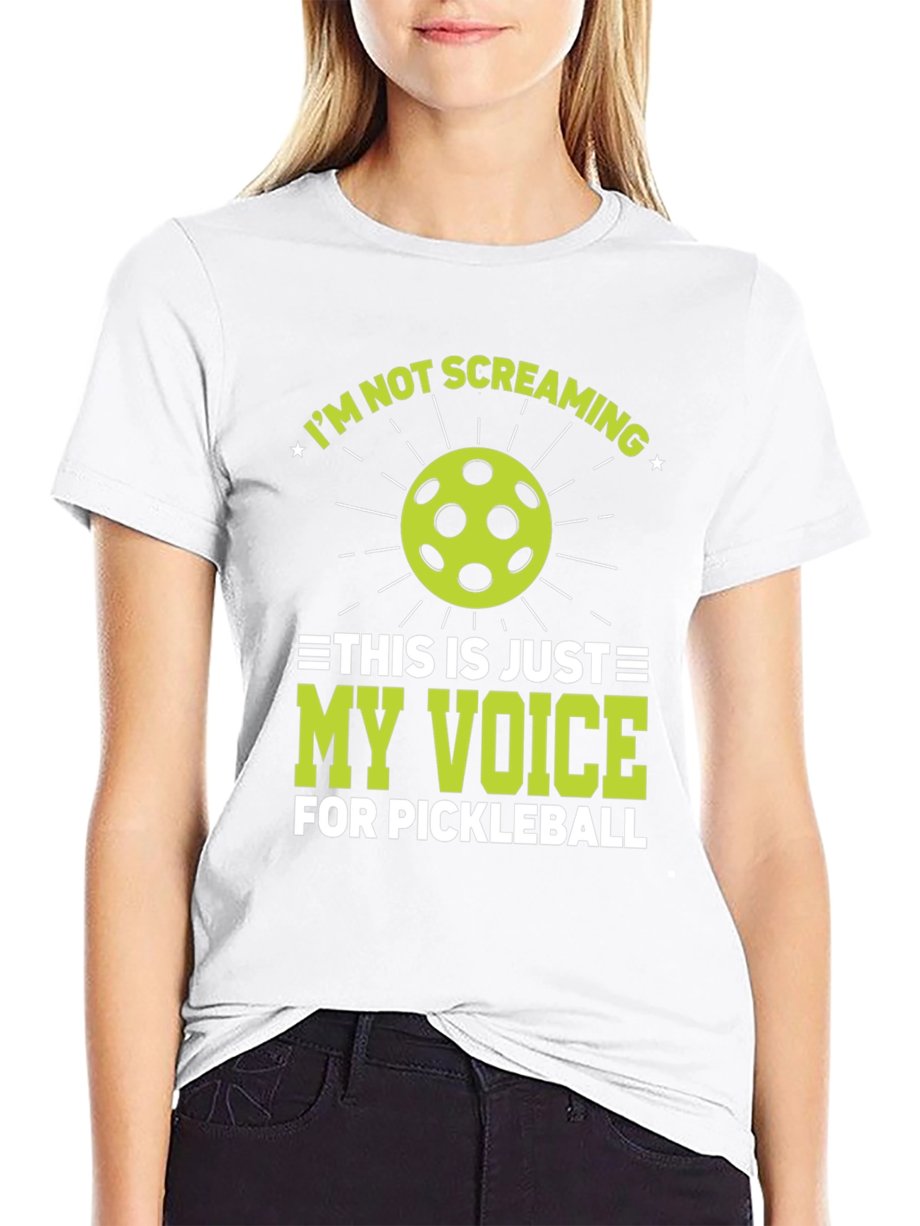 Pickleball Screaming Voice T-Shirt