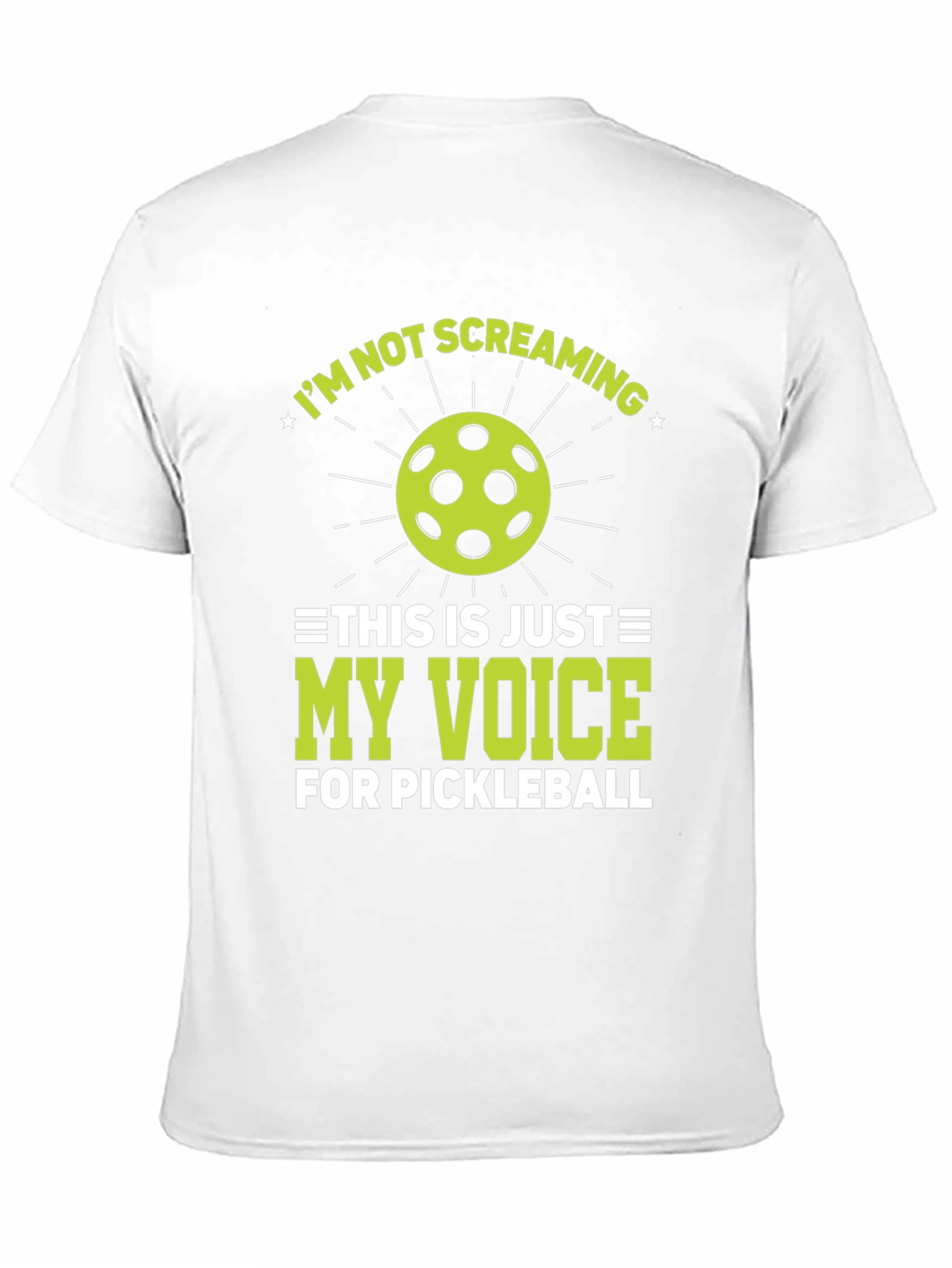 Pickleball Screaming Voice T-Shirt
