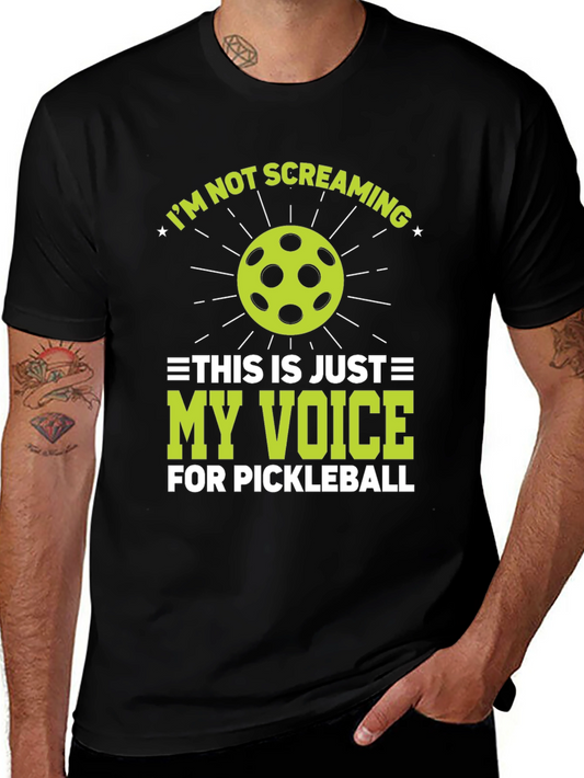 Pickleball Screaming Voice T-Shirt