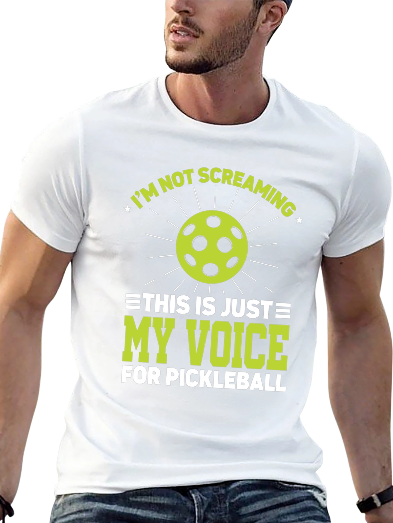 Pickleball Screaming Voice T-Shirt