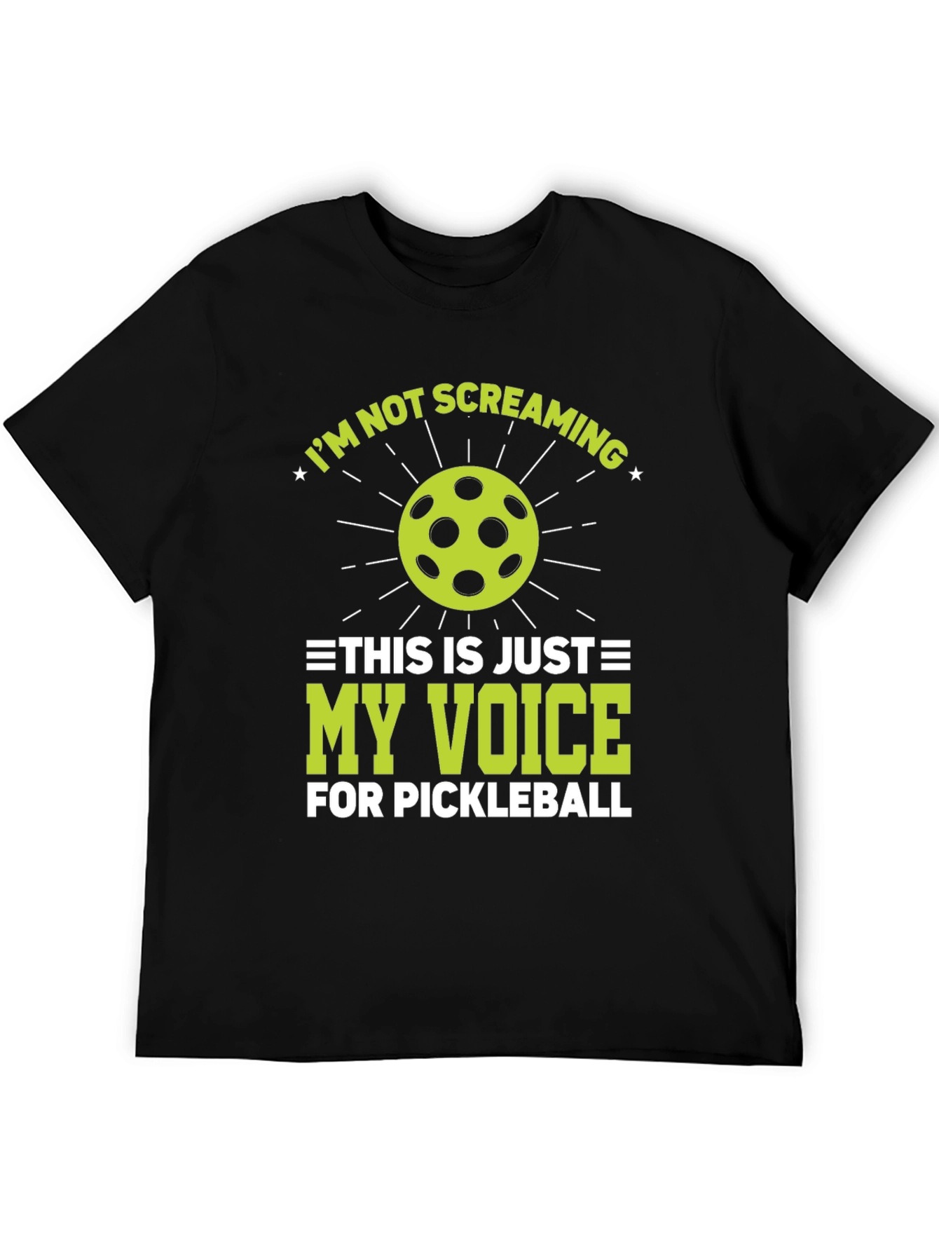 Pickleball Screaming Voice T-Shirt