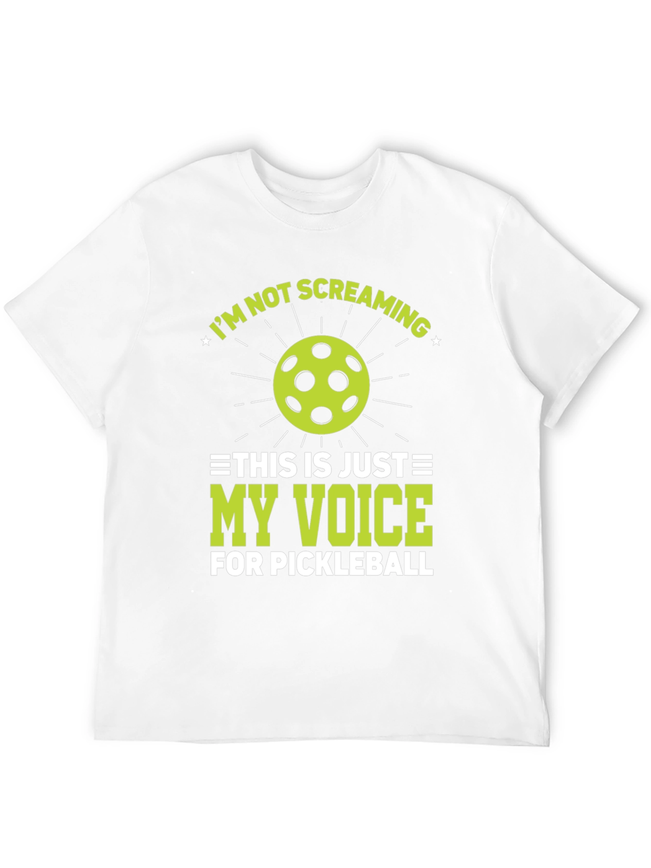 Pickleball Screaming Voice T-Shirt