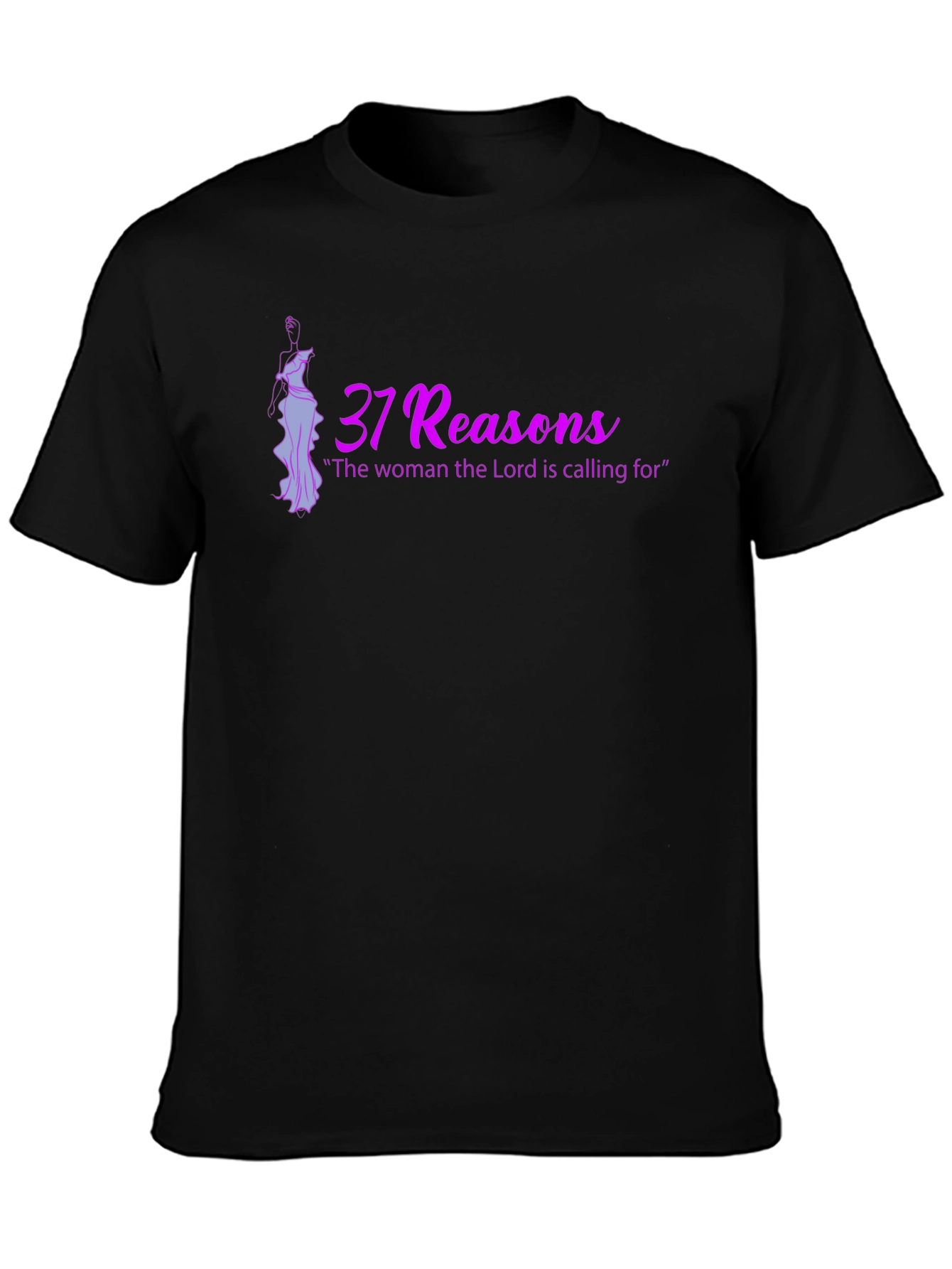 37 Reasons Graphic T-Shirt Black