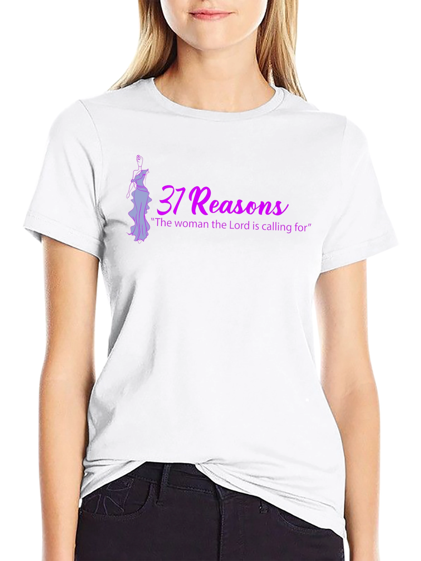 37 Reasons Graphic T-Shirt Black
