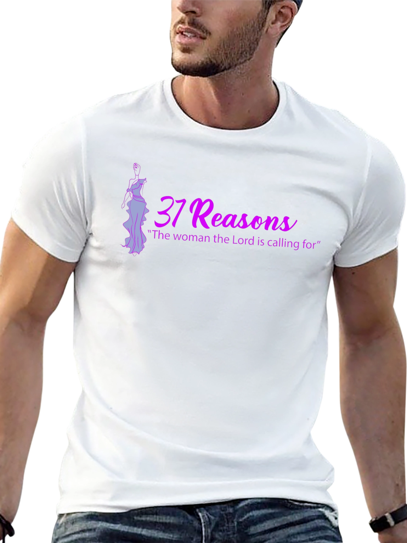 37 Reasons Graphic T-Shirt Black