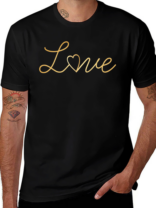 Love Heart Graphic Tee - Stylish Casual Comfort
