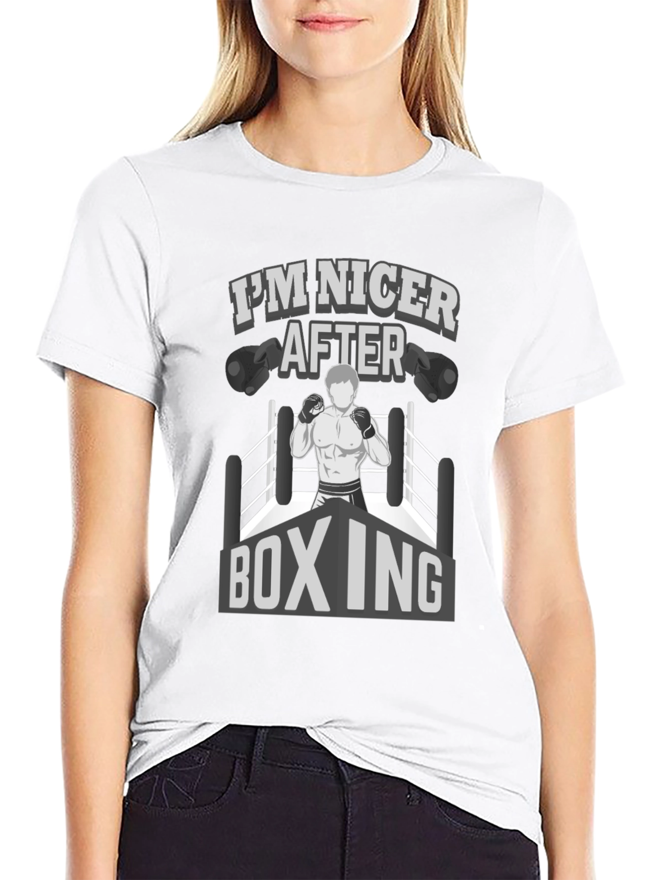 Im Nicer After Boxing Graphic T-Shirt