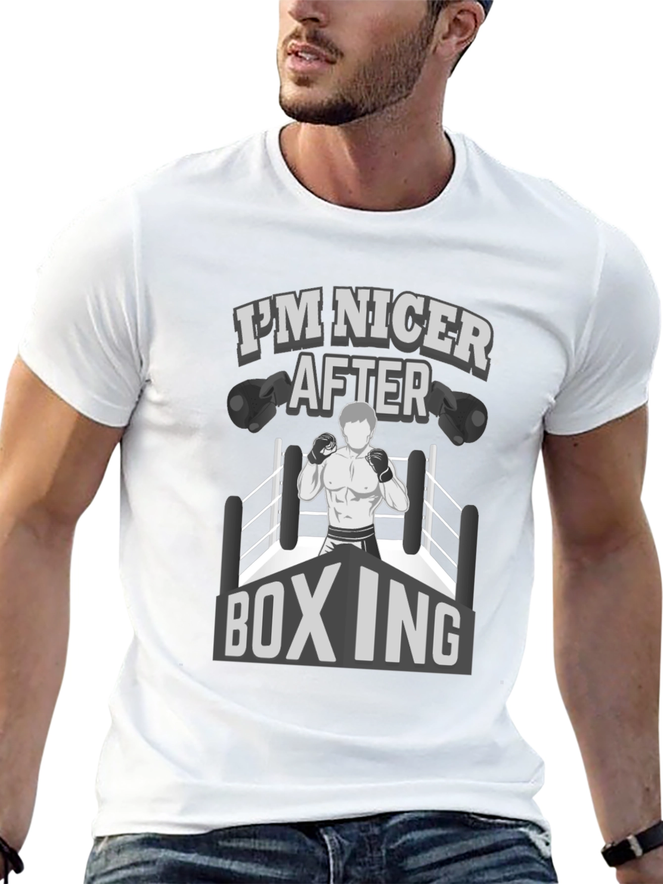 Im Nicer After Boxing Graphic T-Shirt