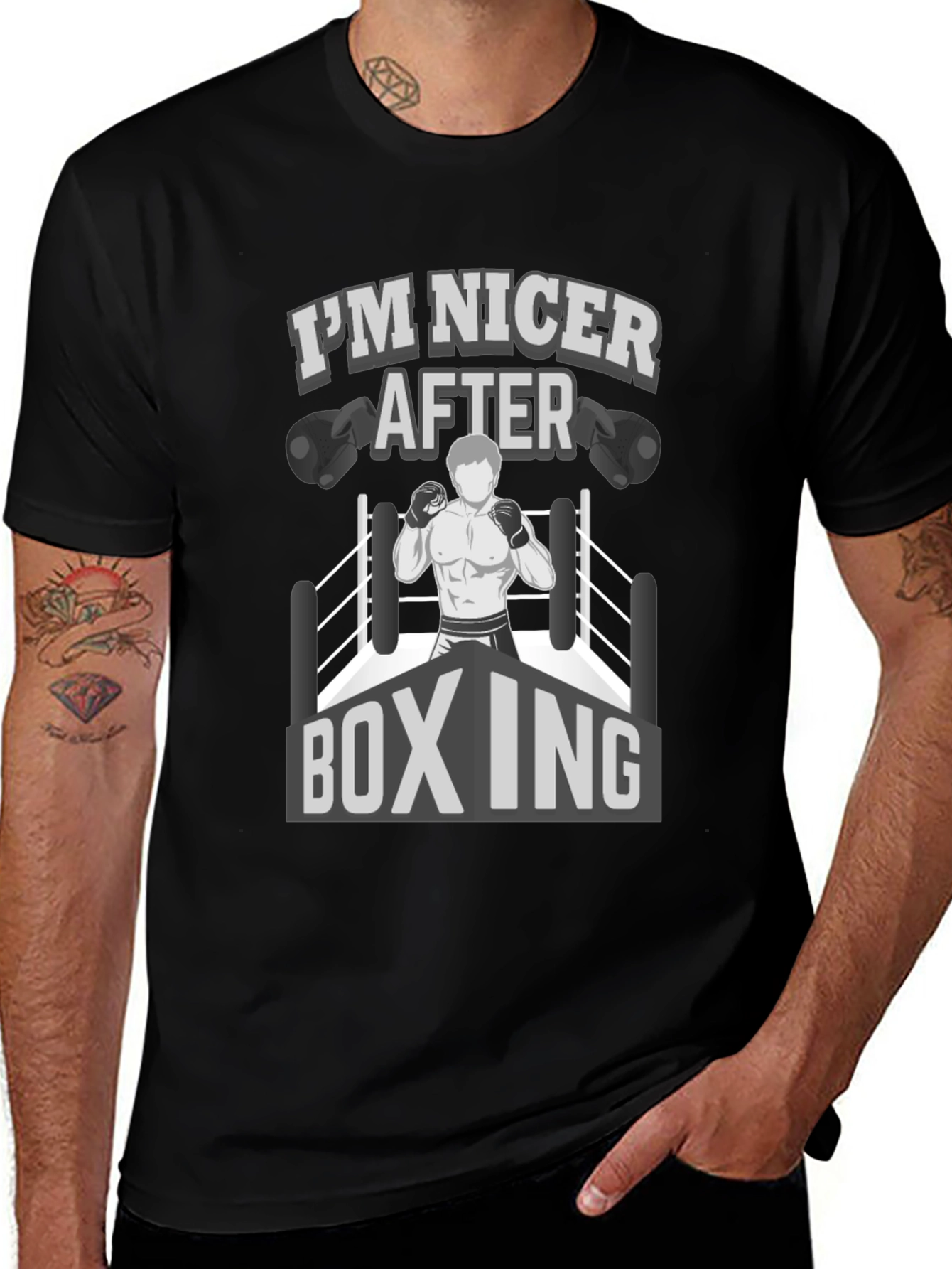 Im Nicer After Boxing Graphic T-Shirt