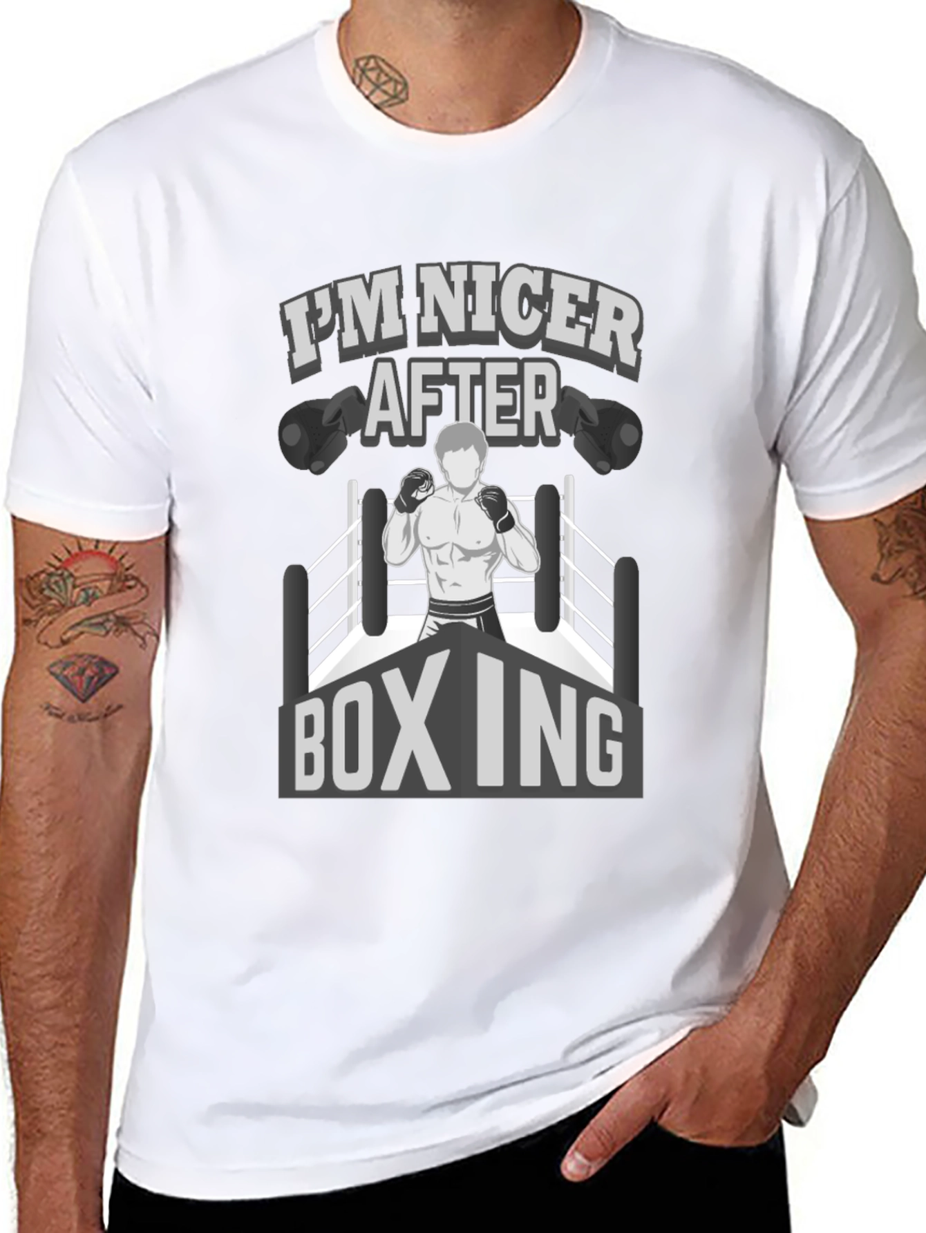 Im Nicer After Boxing Graphic T-Shirt