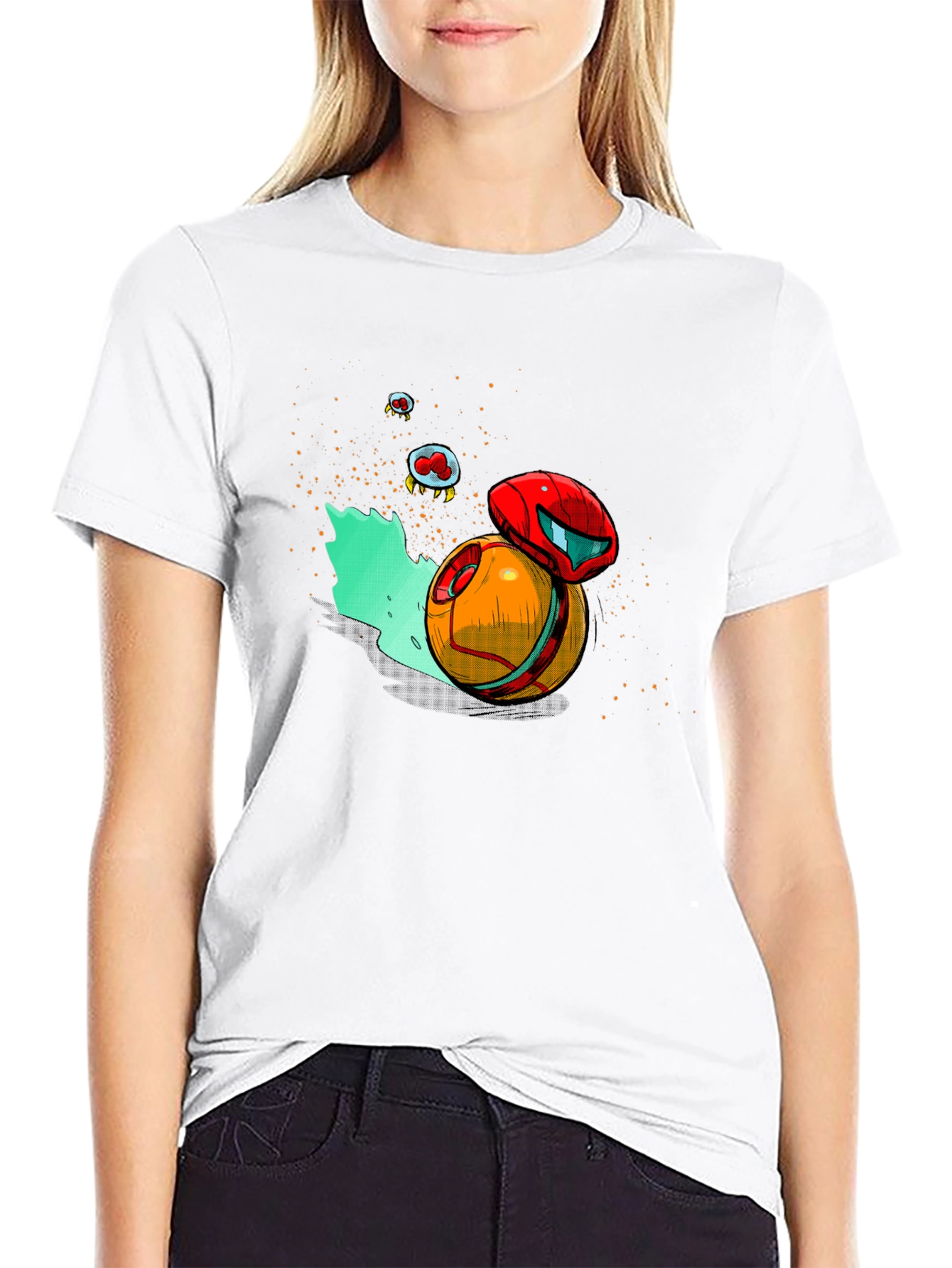Metroid Morph Ball T-Shirt - Black Graphic Tee
