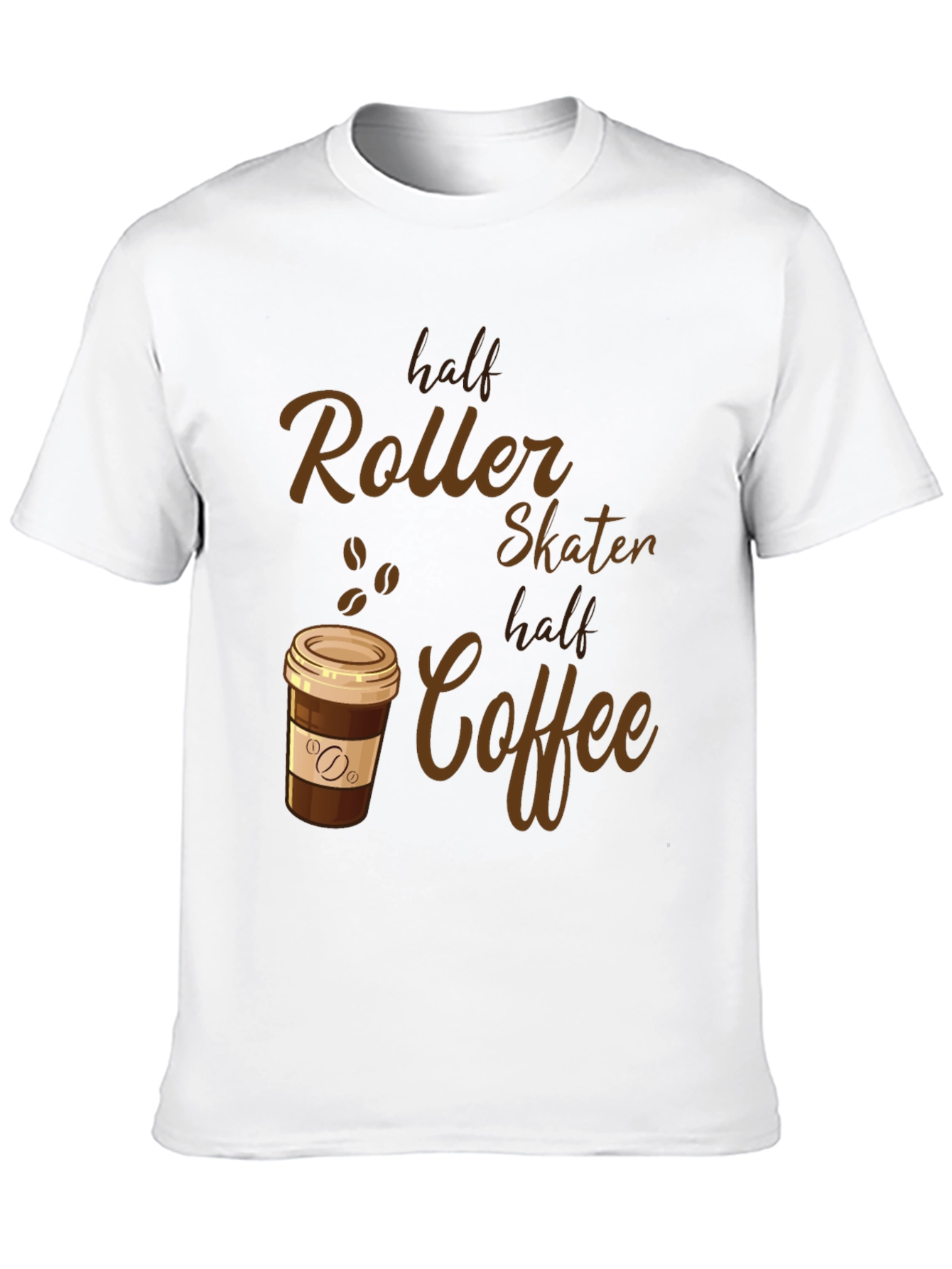 Half Roller Skater Half Coffee Tee