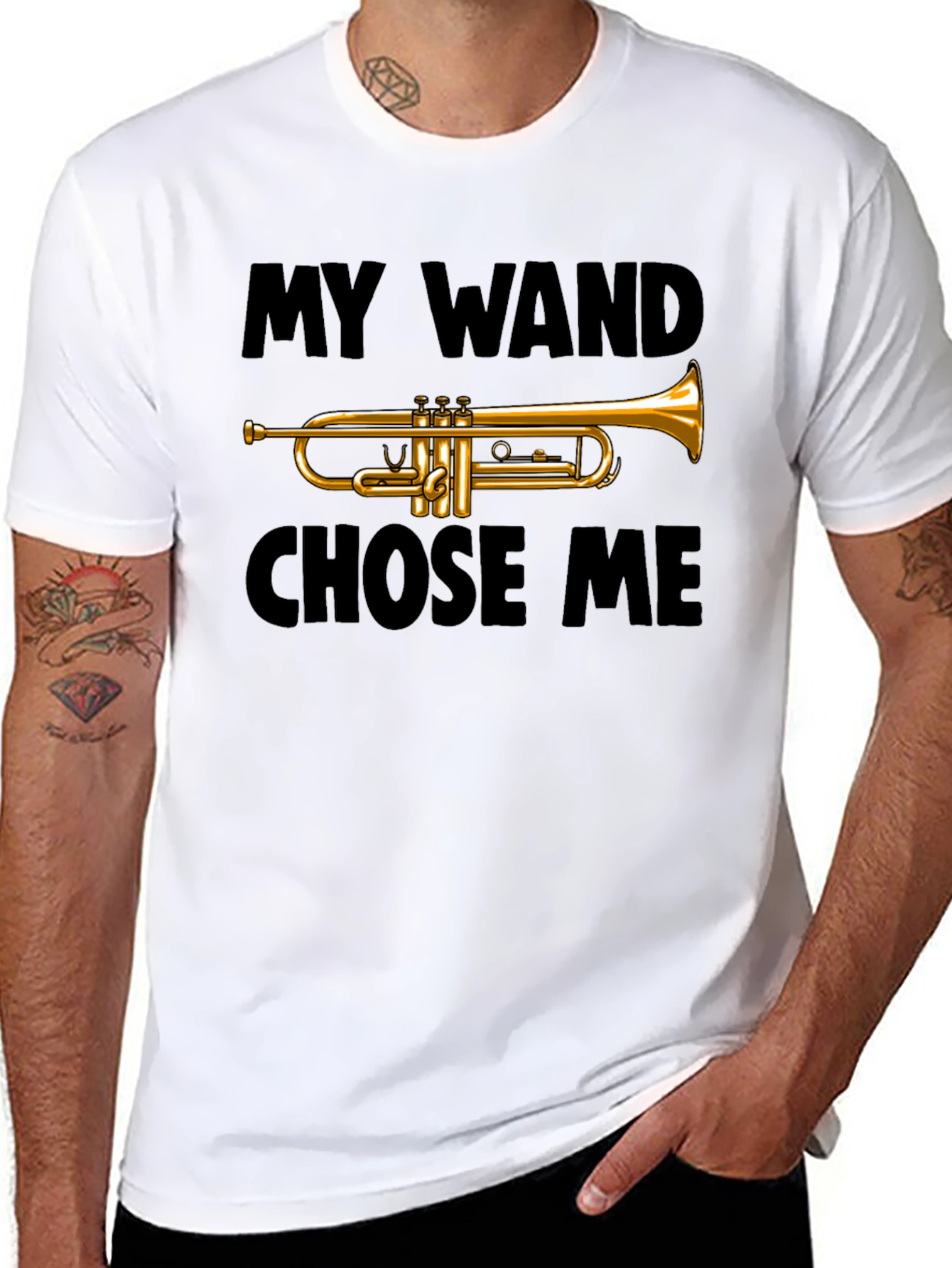My Wand Chose Me Trumpet T-Shirt