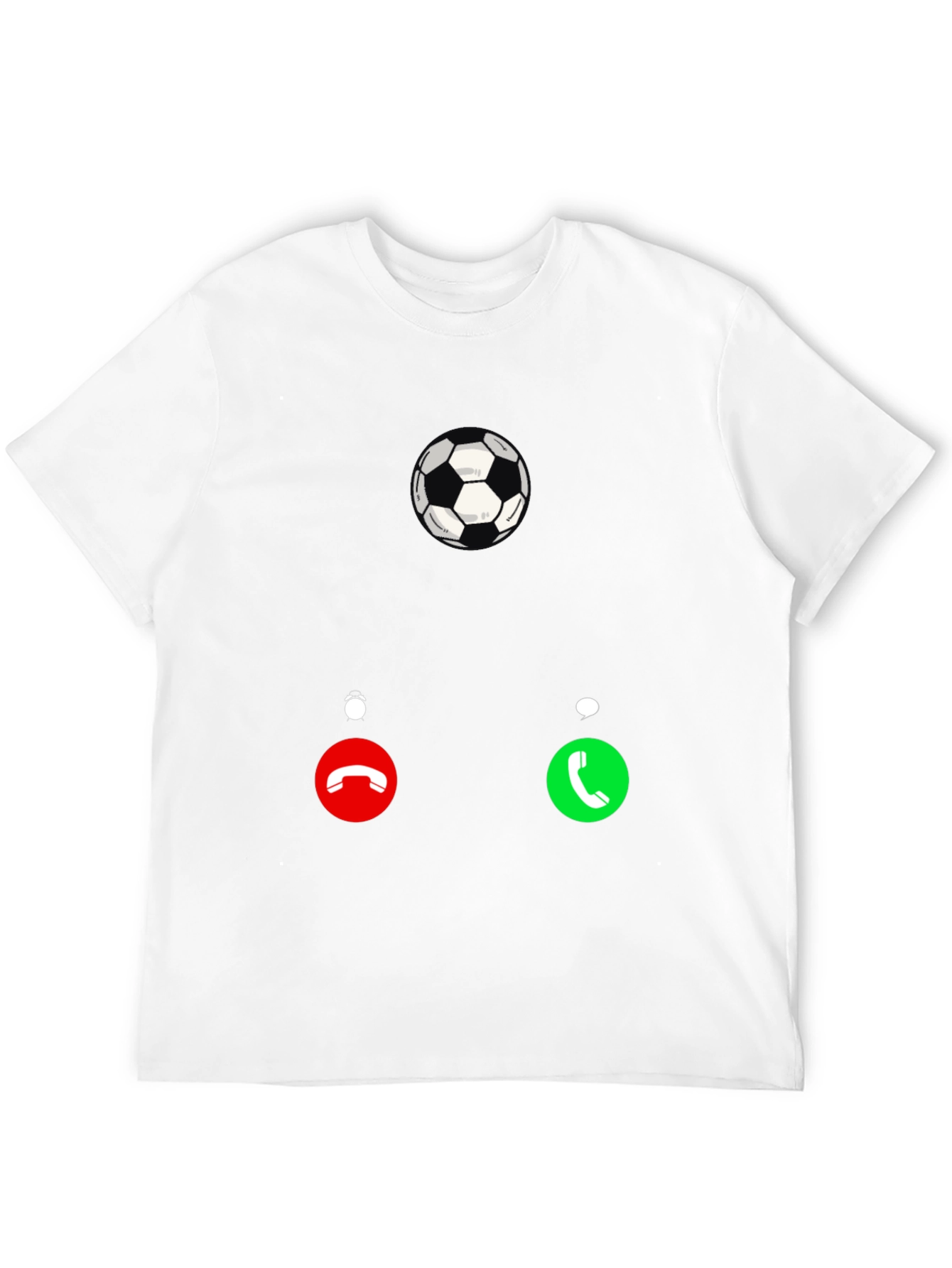 Soccer Calling T-Shirt - Black Graphic Tee