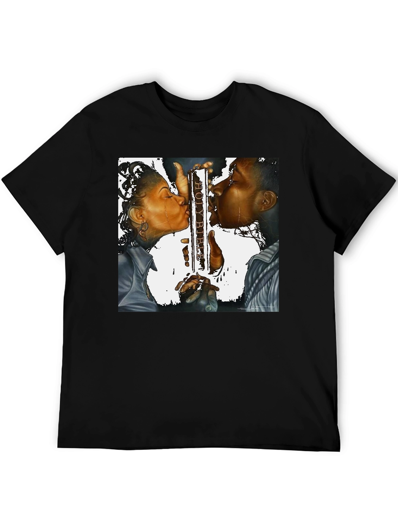 Holy Kiss Unisex Black T-Shirt