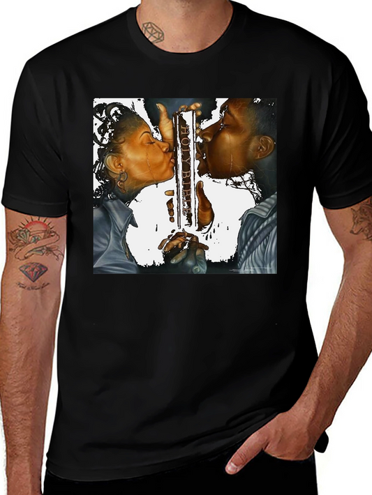 Holy Kiss Unisex Black T-Shirt