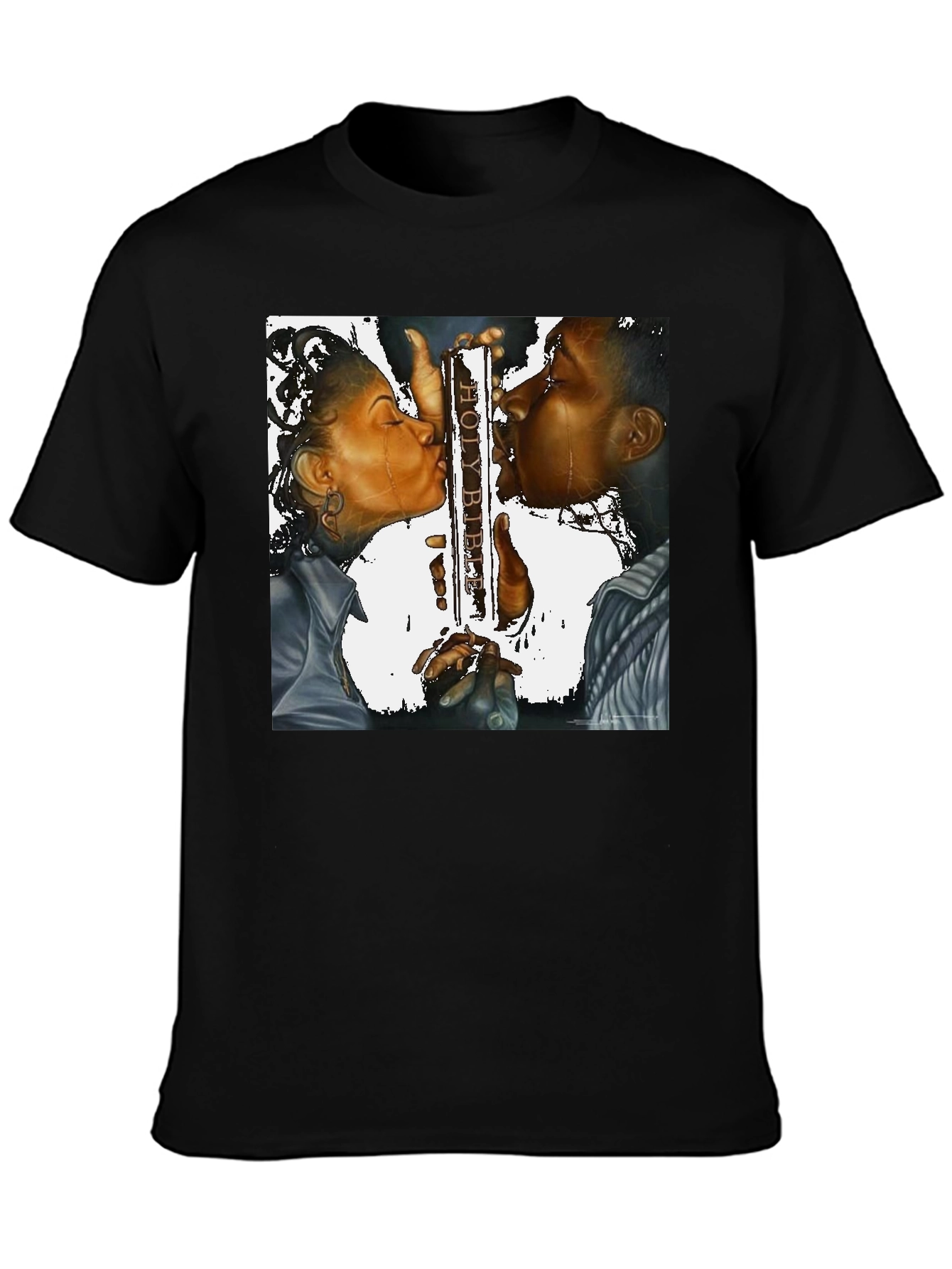 Holy Kiss Unisex Black T-Shirt