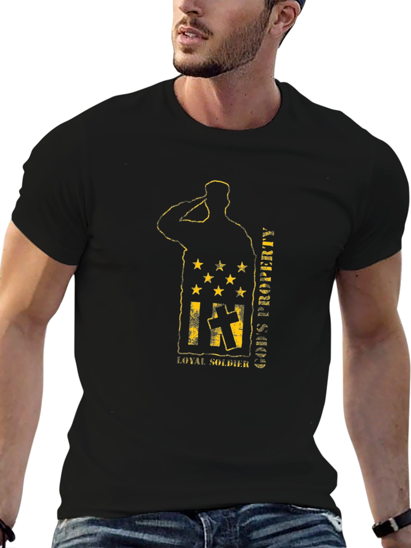Loyal Soldier Gods Property Graphic T-Shirt