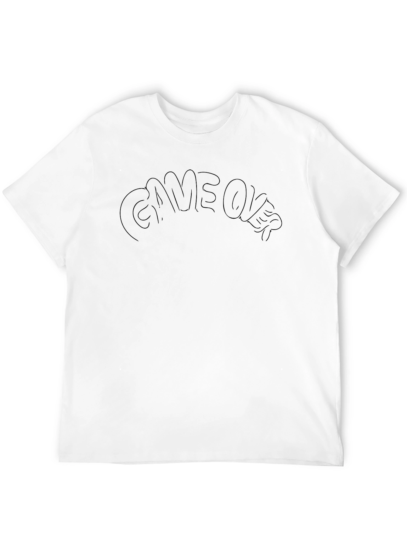 Game Over Black Graphic Tee - Gamer Style