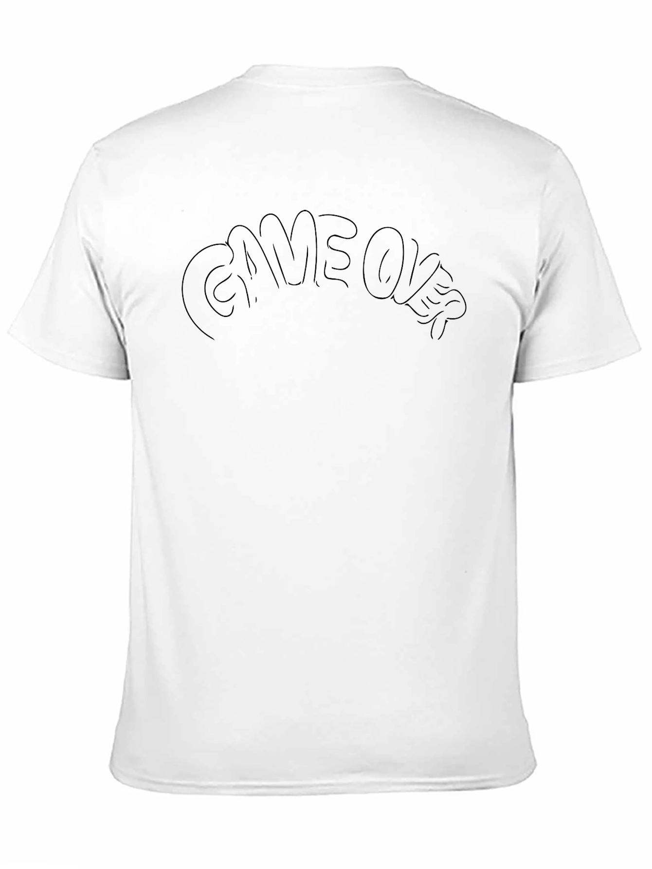 Game Over Black Graphic Tee - Gamer Style