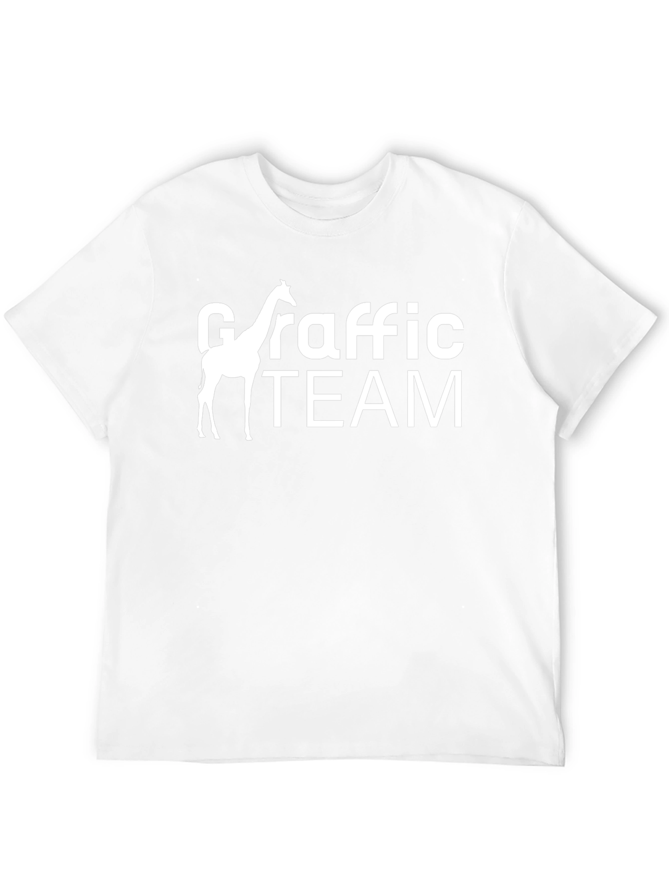Giraffe Traffic Team Black Graphic Tee