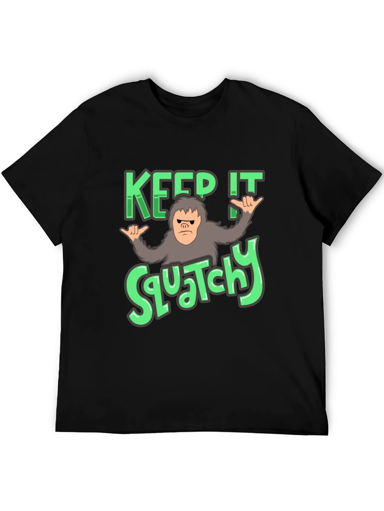 Keep It Squatchy T-Shirt: Bigfoot Graphic Tee