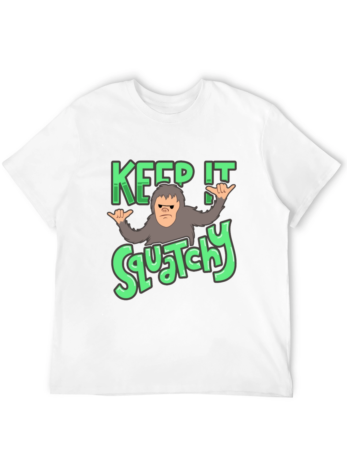 Keep It Squatchy T-Shirt: Bigfoot Graphic Tee