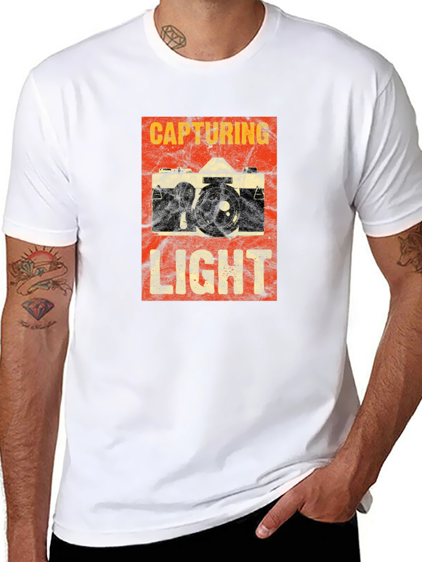Capturing Light Graphic Tee - Photographer T-Shirt