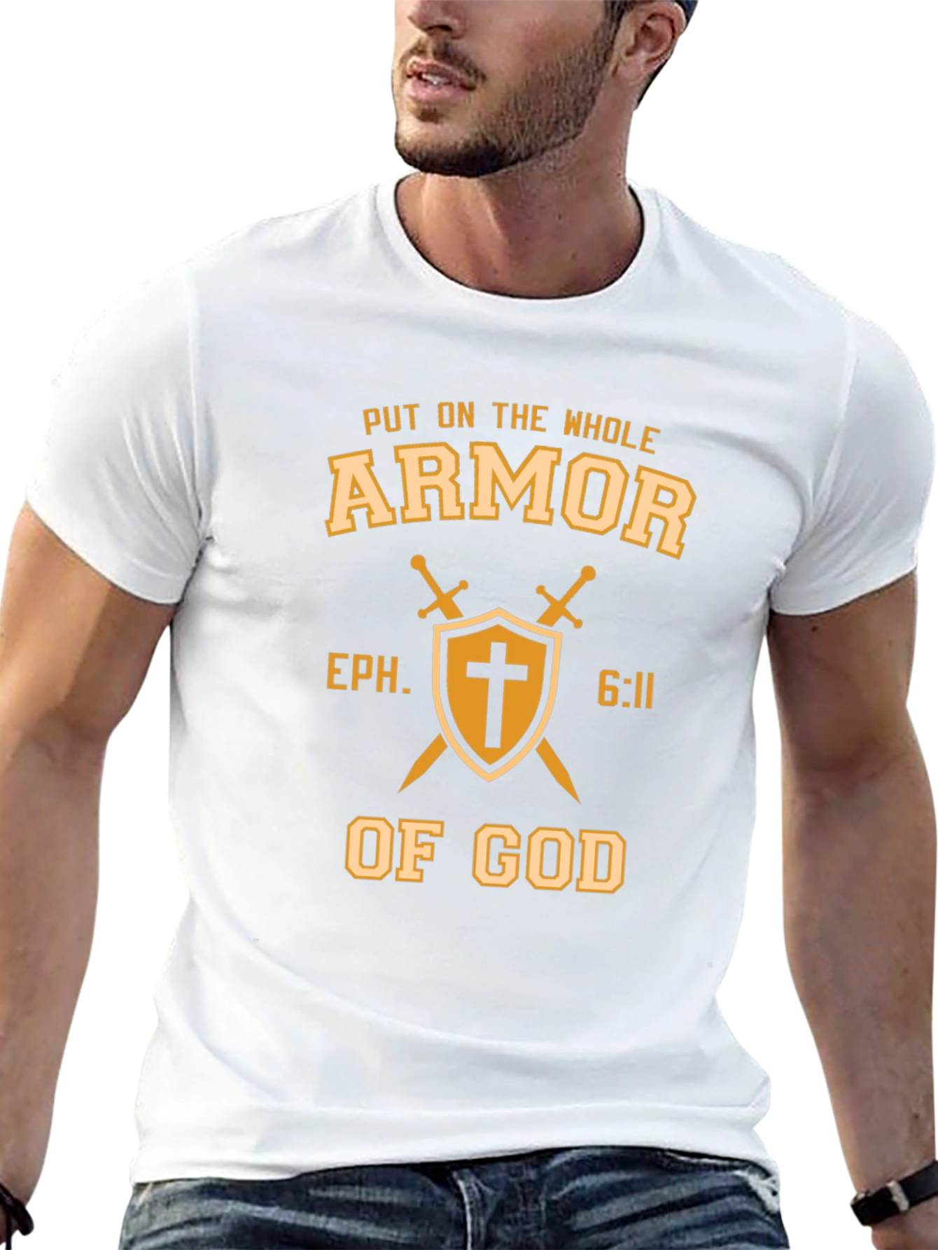 Armor of God T-Shirt Ephesians 6:11 Christian Tee