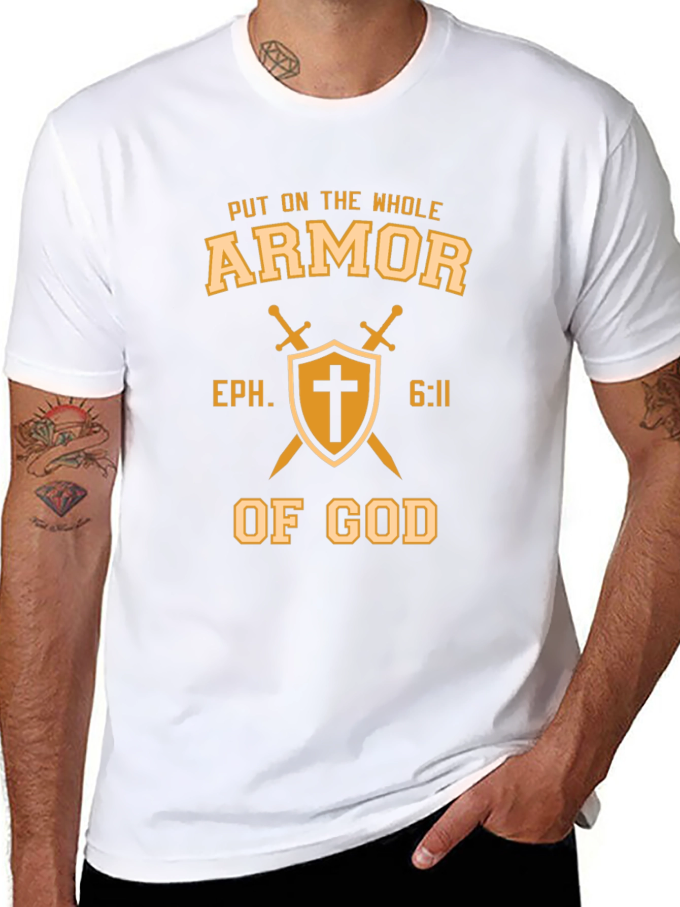 Armor of God T-Shirt Ephesians 6:11 Christian Tee
