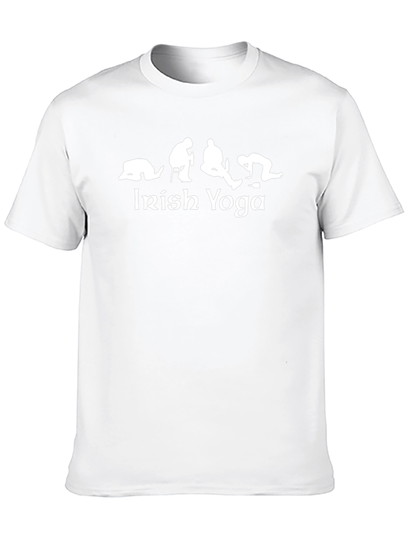 Irish Yoga Black Graphic T-Shirt