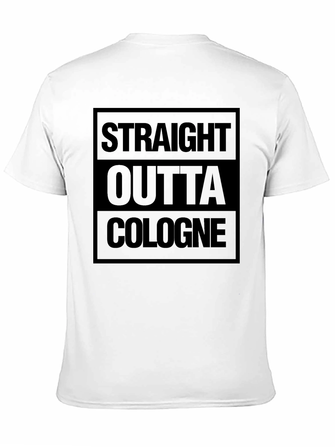 Straight Outta Cologne Black T-Shirt