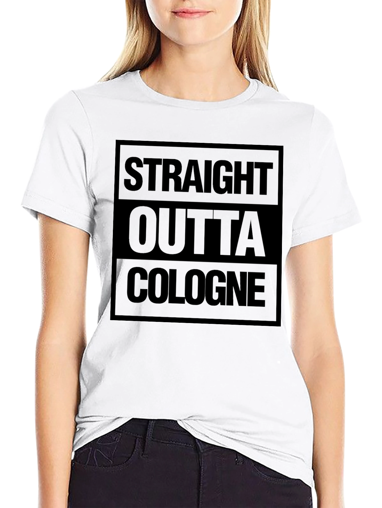 Straight Outta Cologne Black T-Shirt