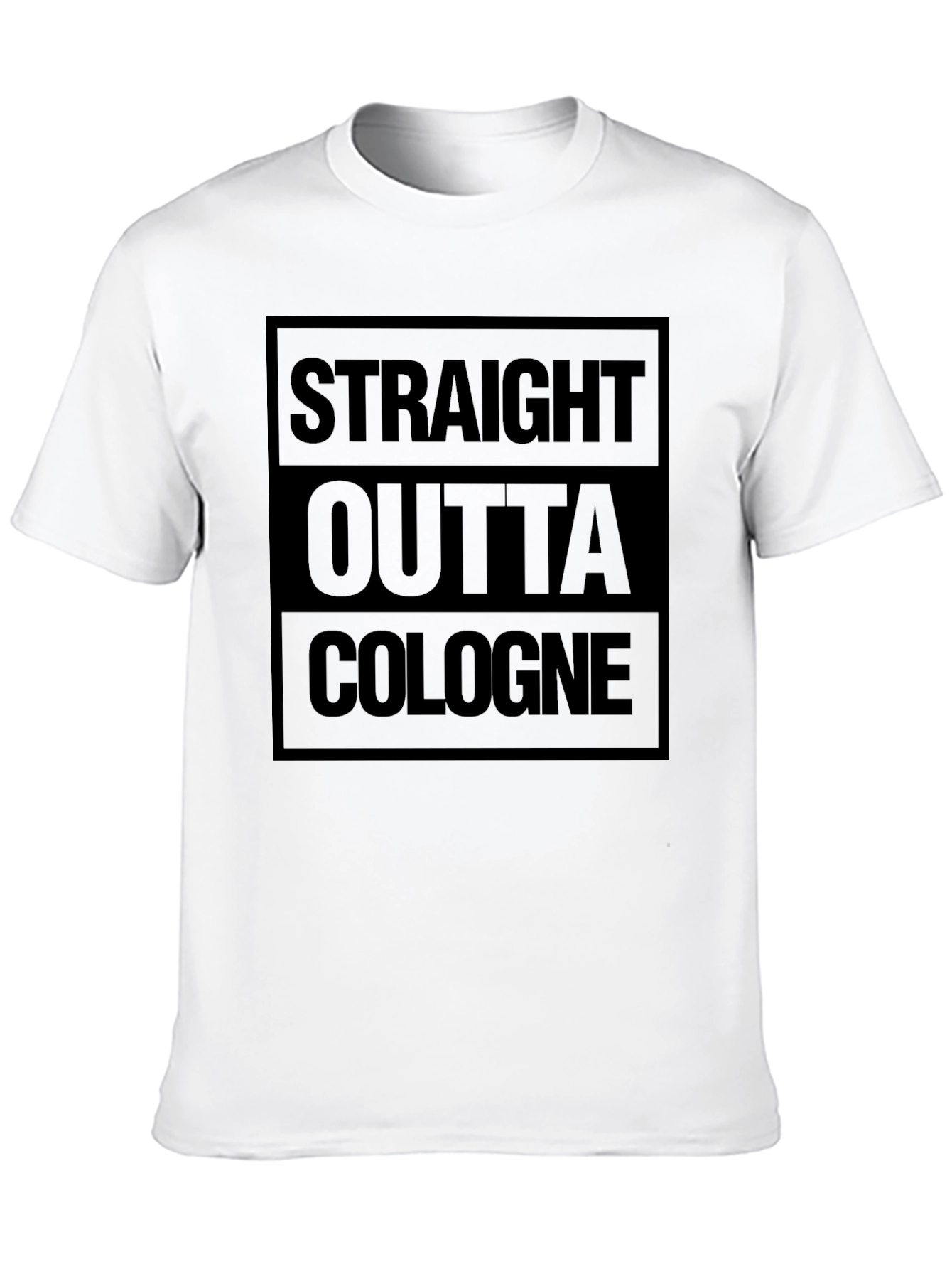 Straight Outta Cologne Black T-Shirt