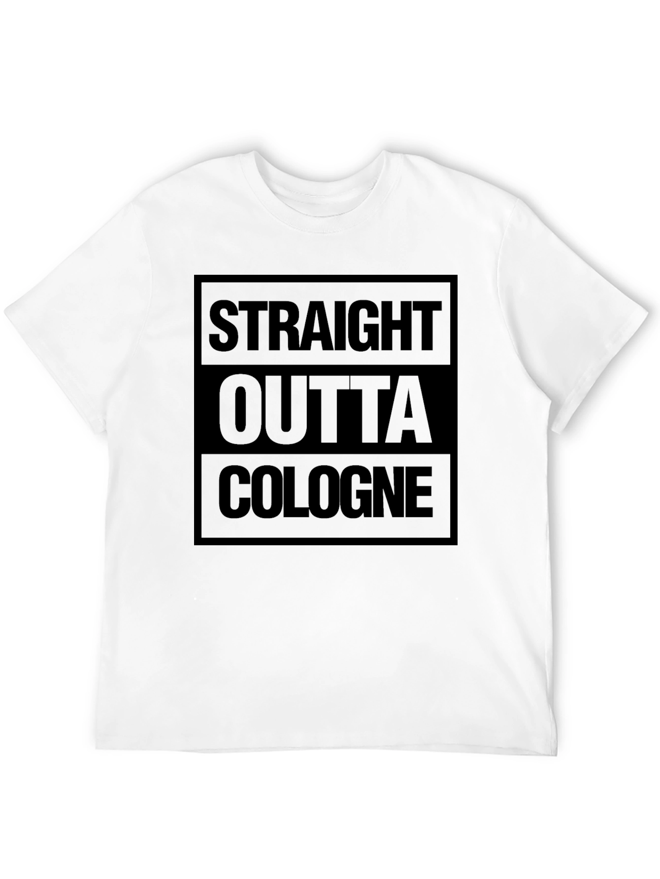 Straight Outta Cologne Black T-Shirt