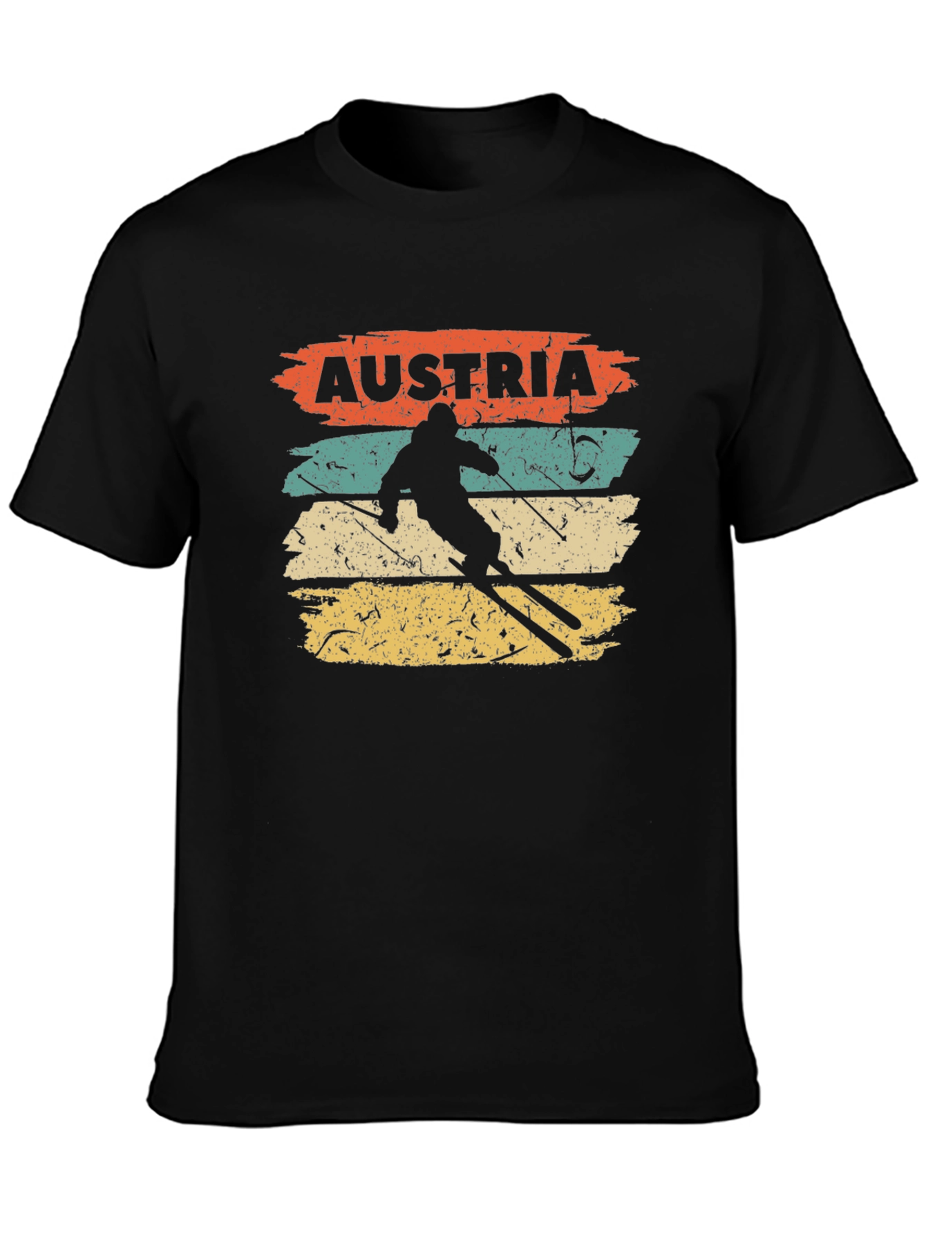 Austria Skiing Retro T-Shirt