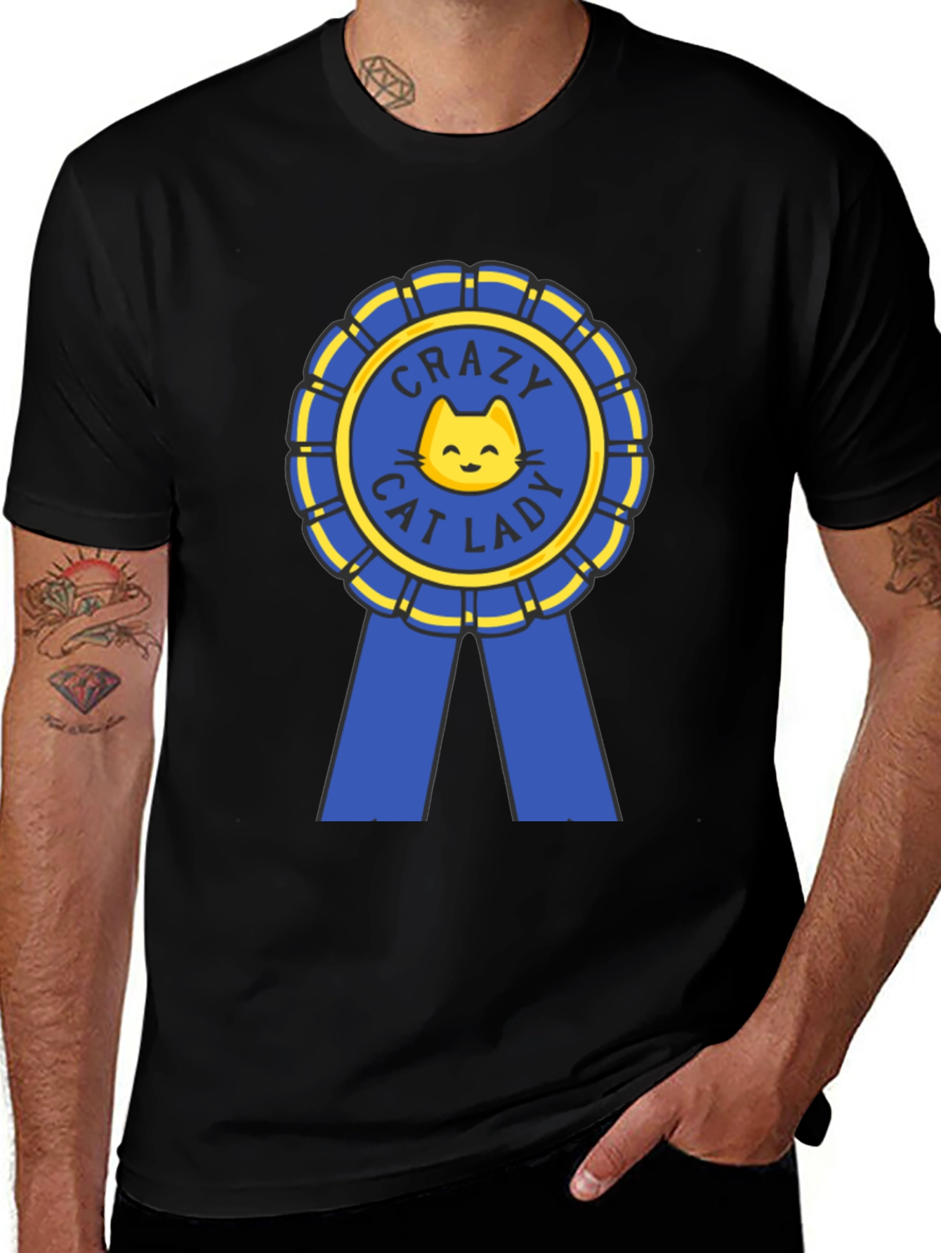 Crazy Cat Lady T-Shirt - Novelty Cat Lover Tee