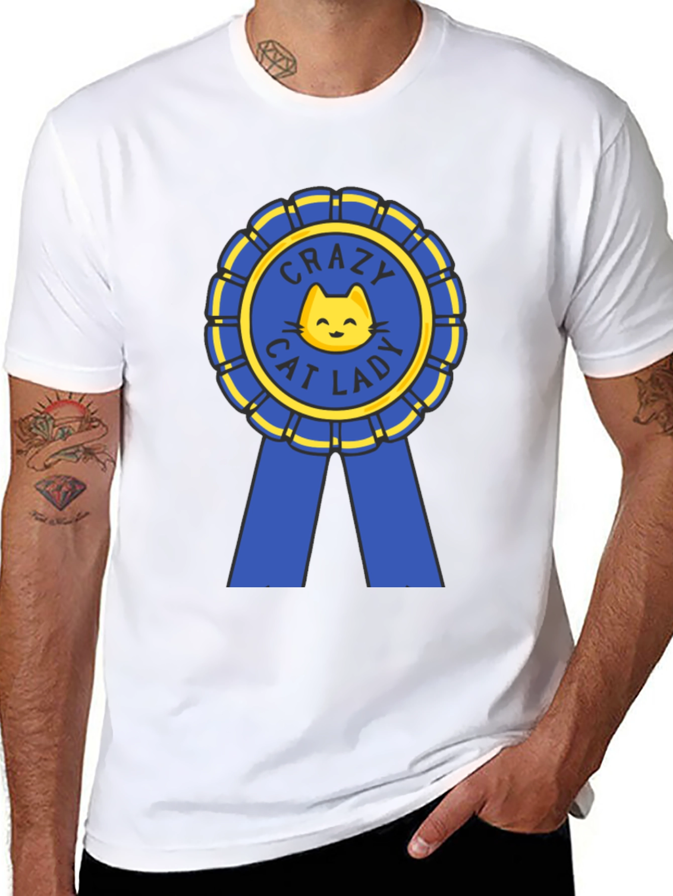 Crazy Cat Lady T-Shirt - Novelty Cat Lover Tee