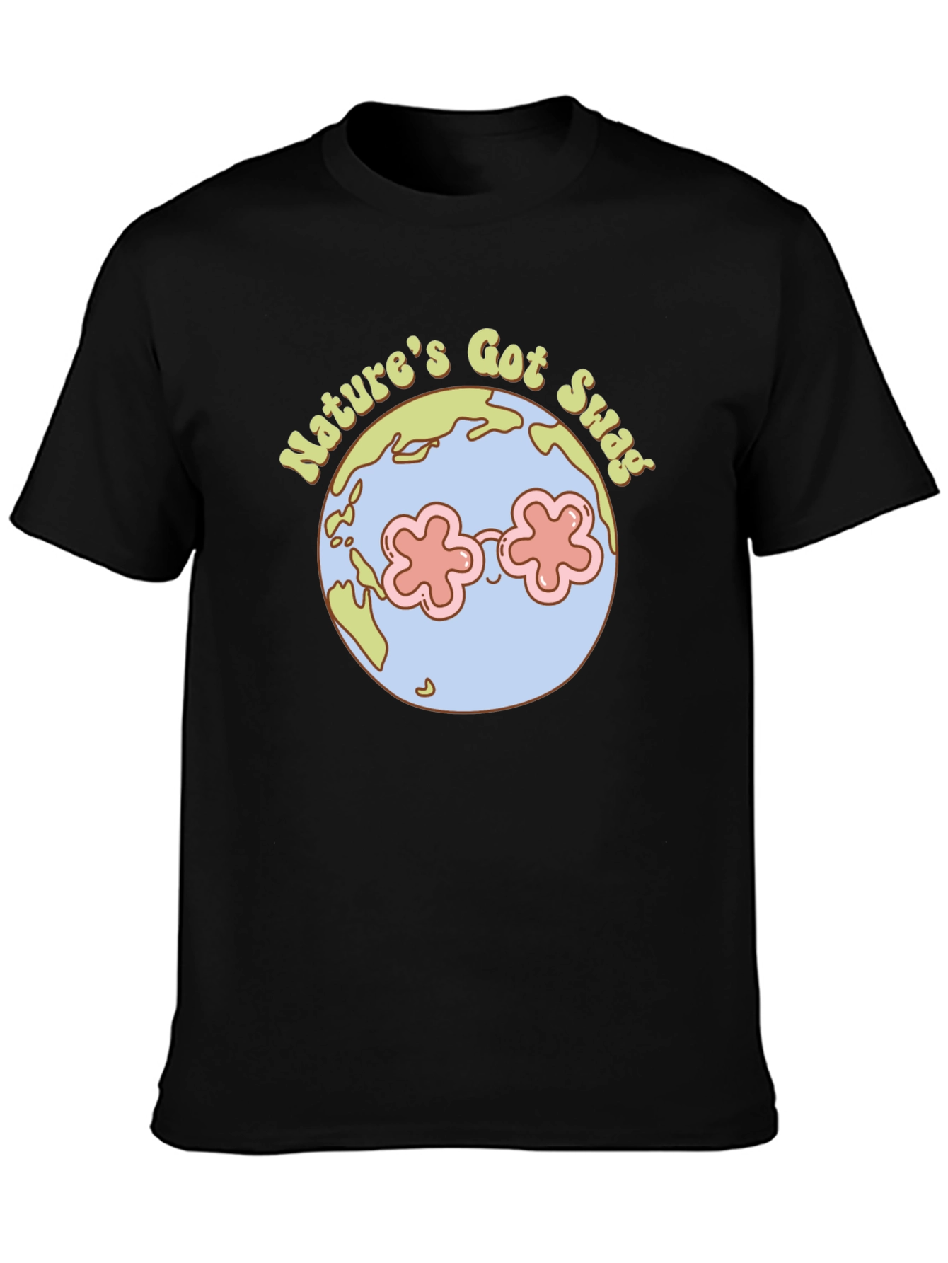 Natures Got Swag Black T-Shirt