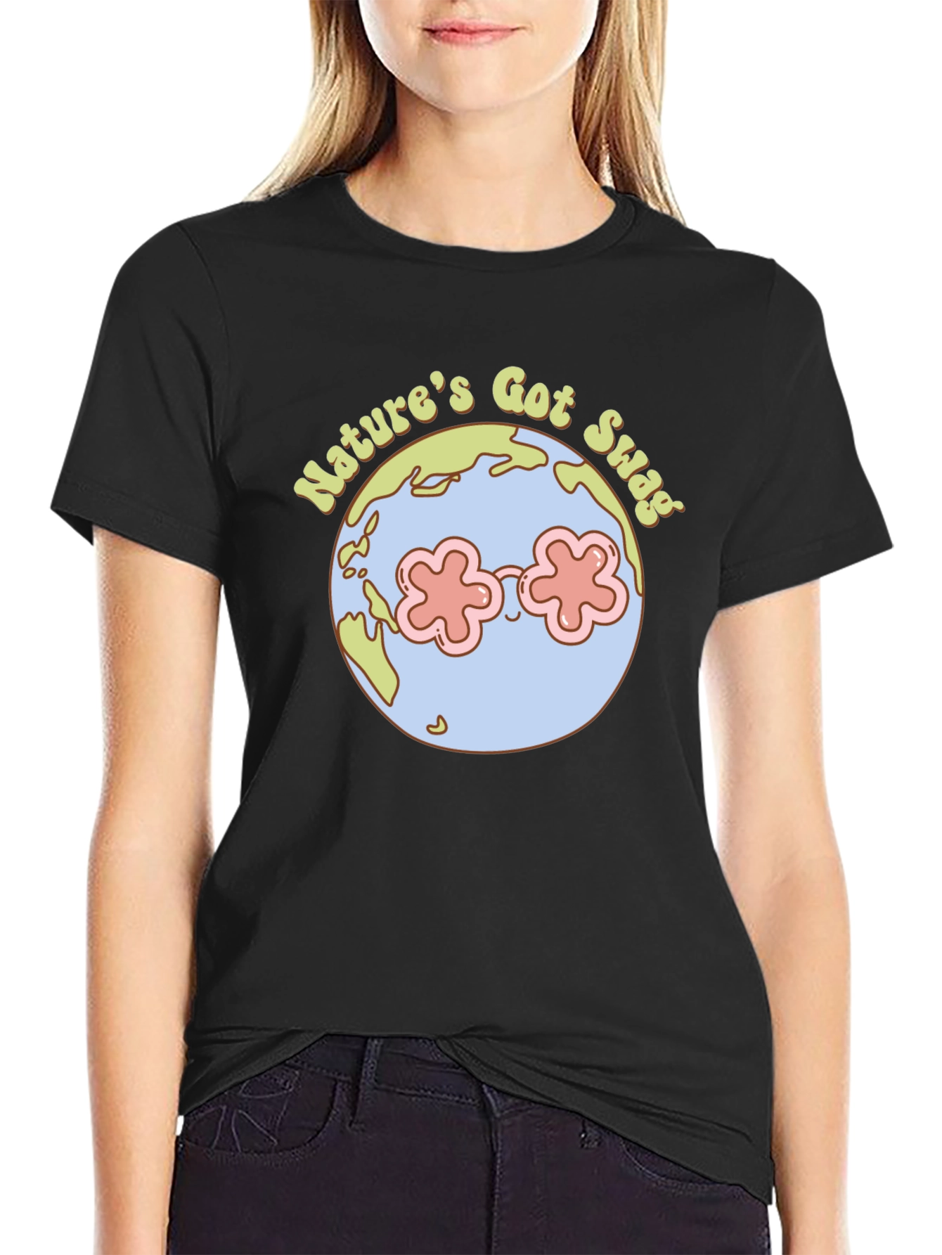 Natures Got Swag Black T-Shirt
