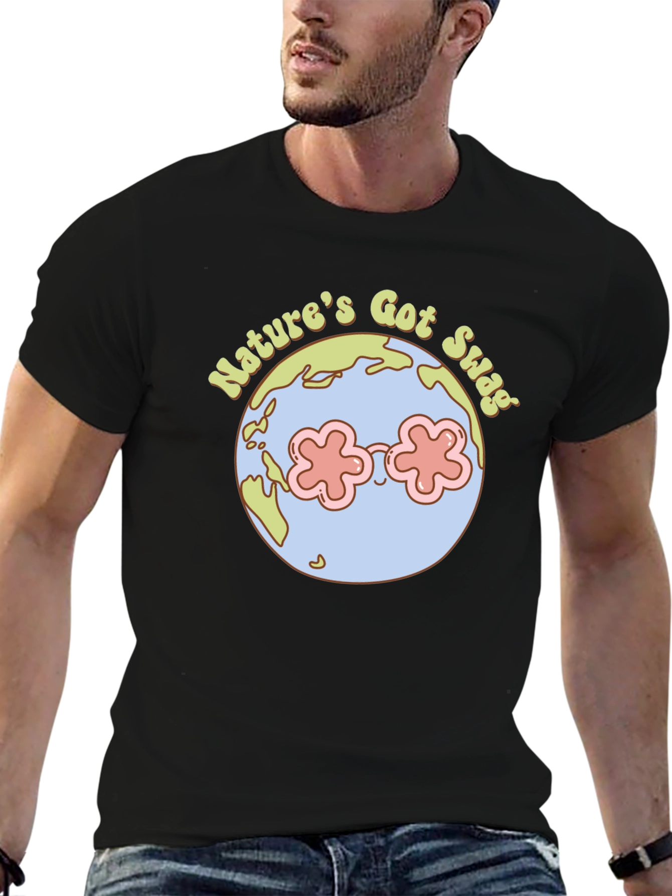 Natures Got Swag Black T-Shirt
