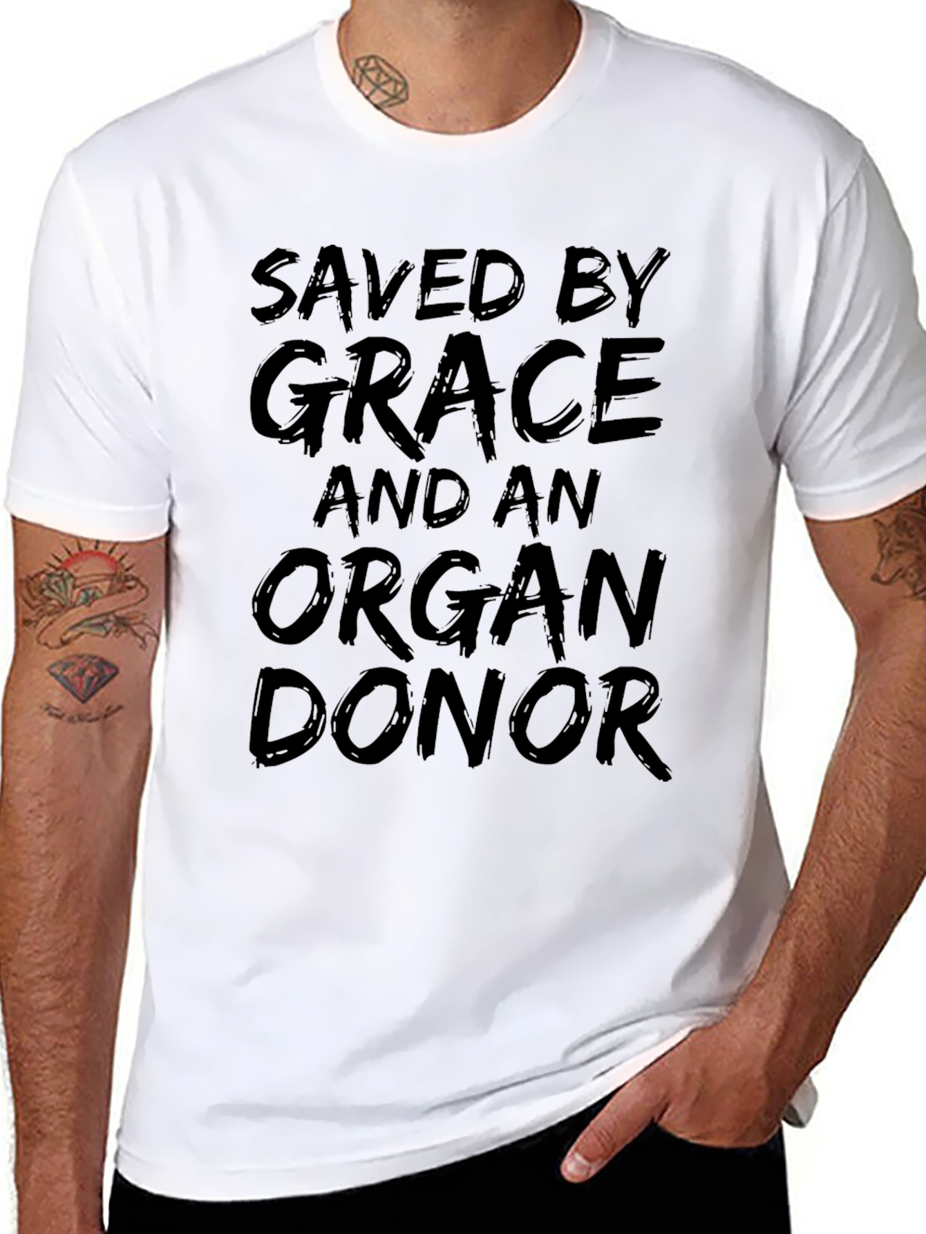 Saved by Grace Organ Donor T-Shirt