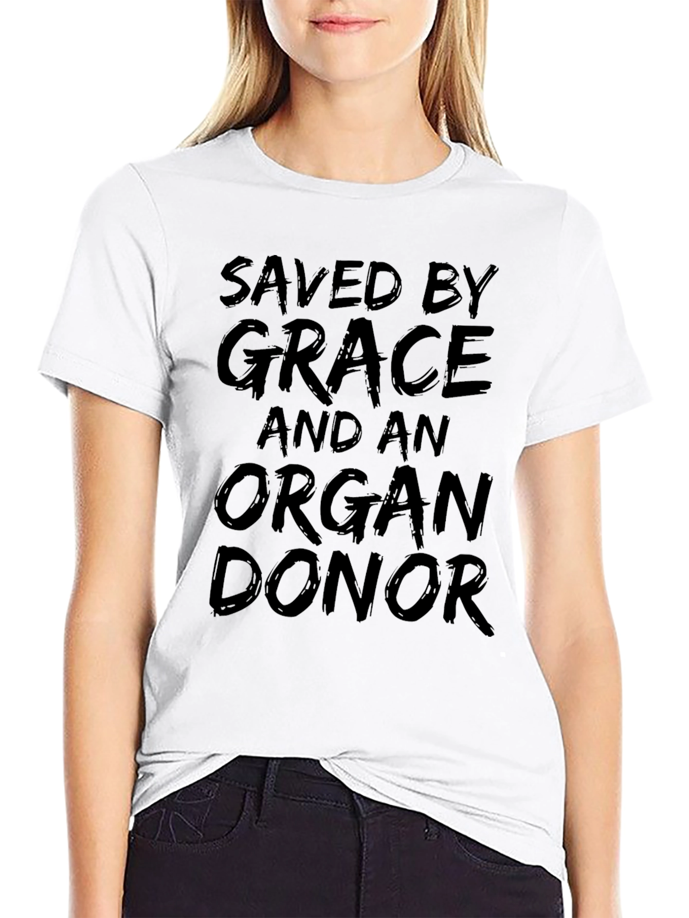 Saved by Grace Organ Donor T-Shirt