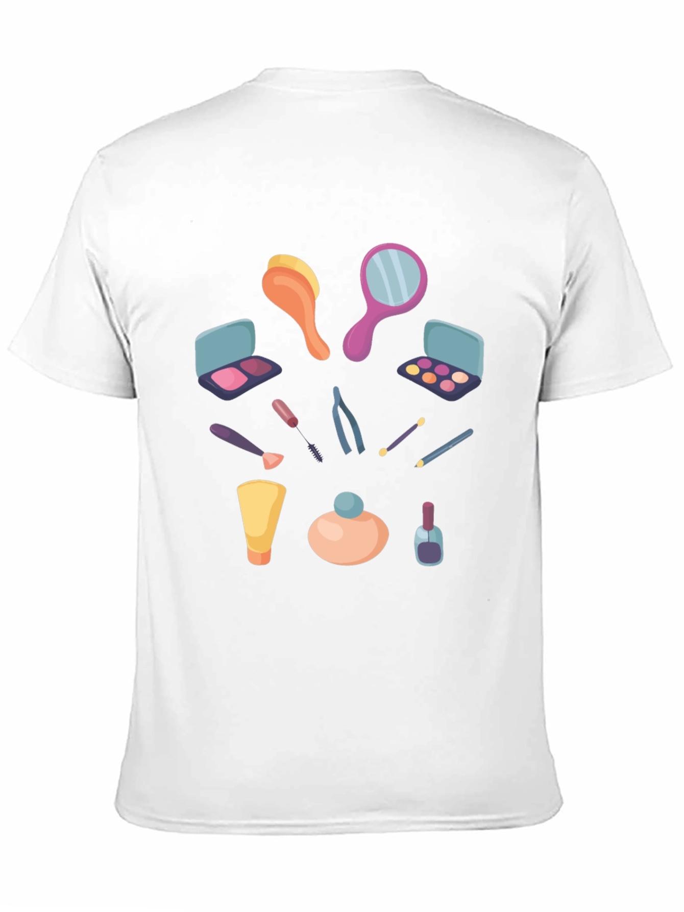 Makeup Graphic T-Shirt - Stylish Casual Tee