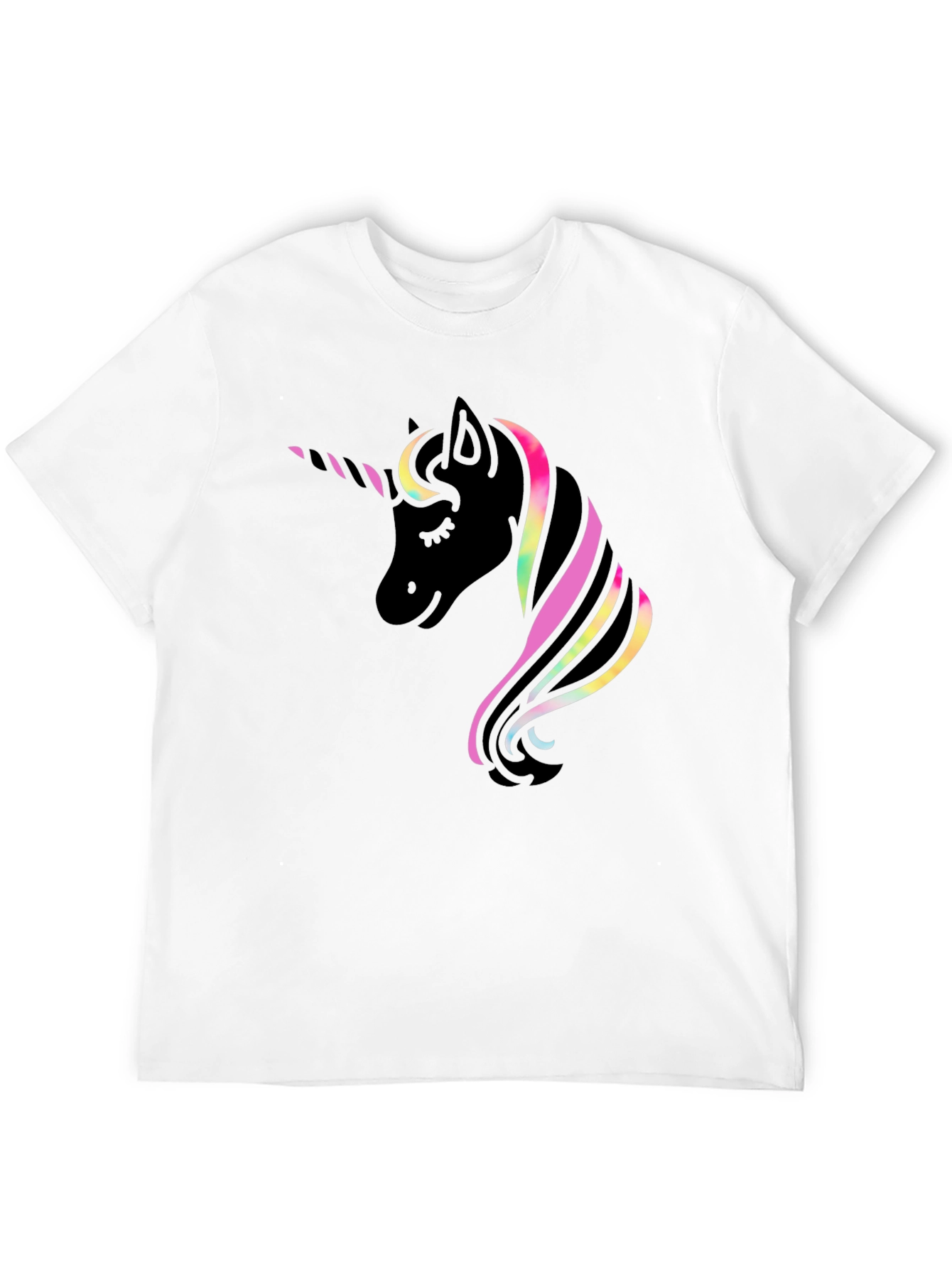 Unicorn Graphic Black T-Shirt