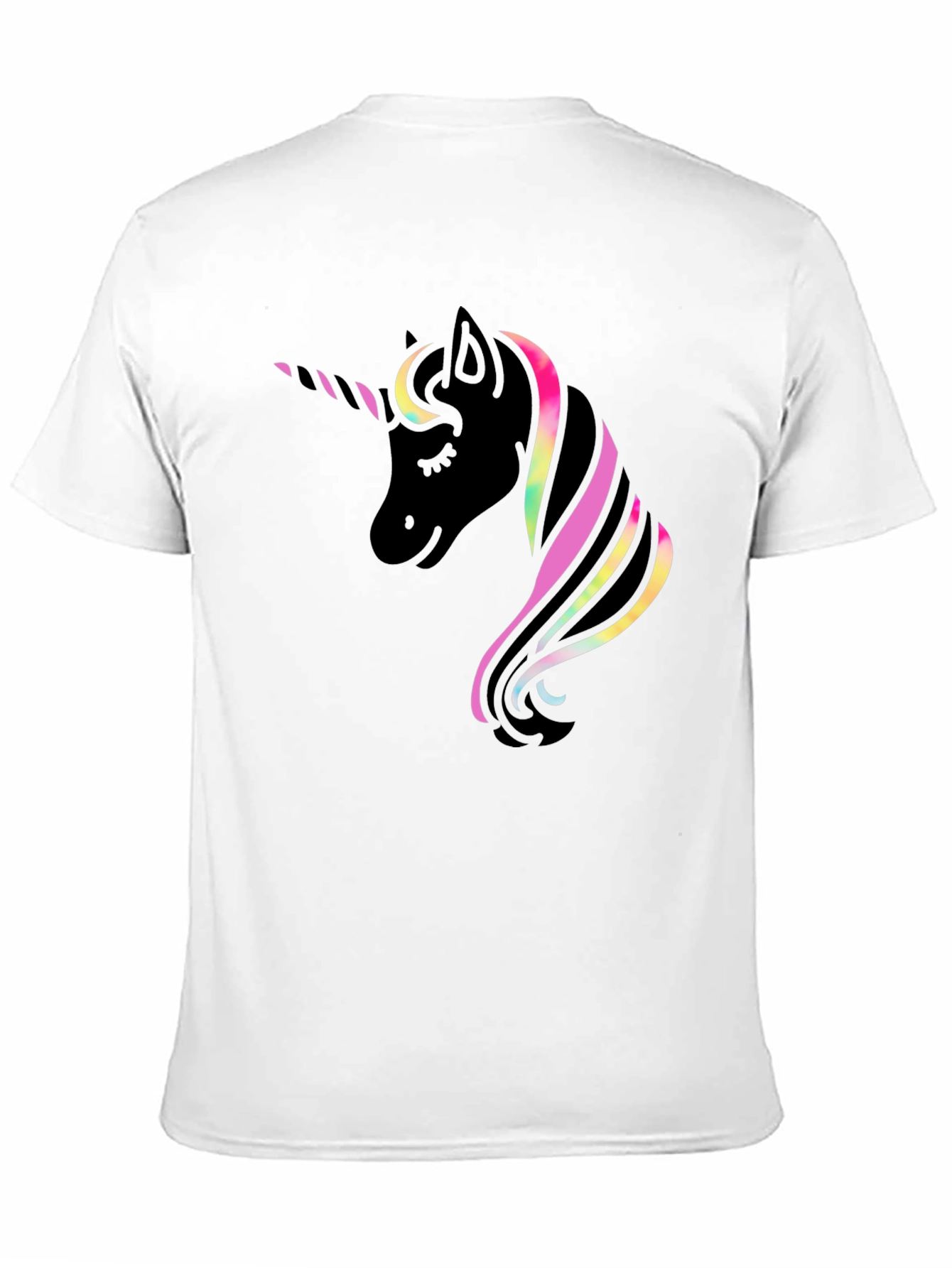 Unicorn Graphic Black T-Shirt