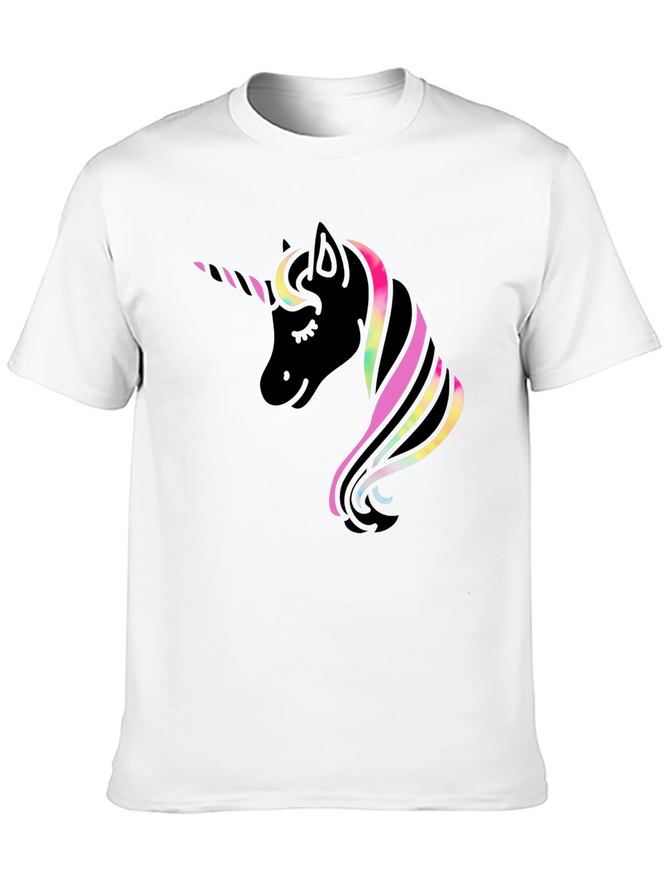 Unicorn Graphic Black T-Shirt