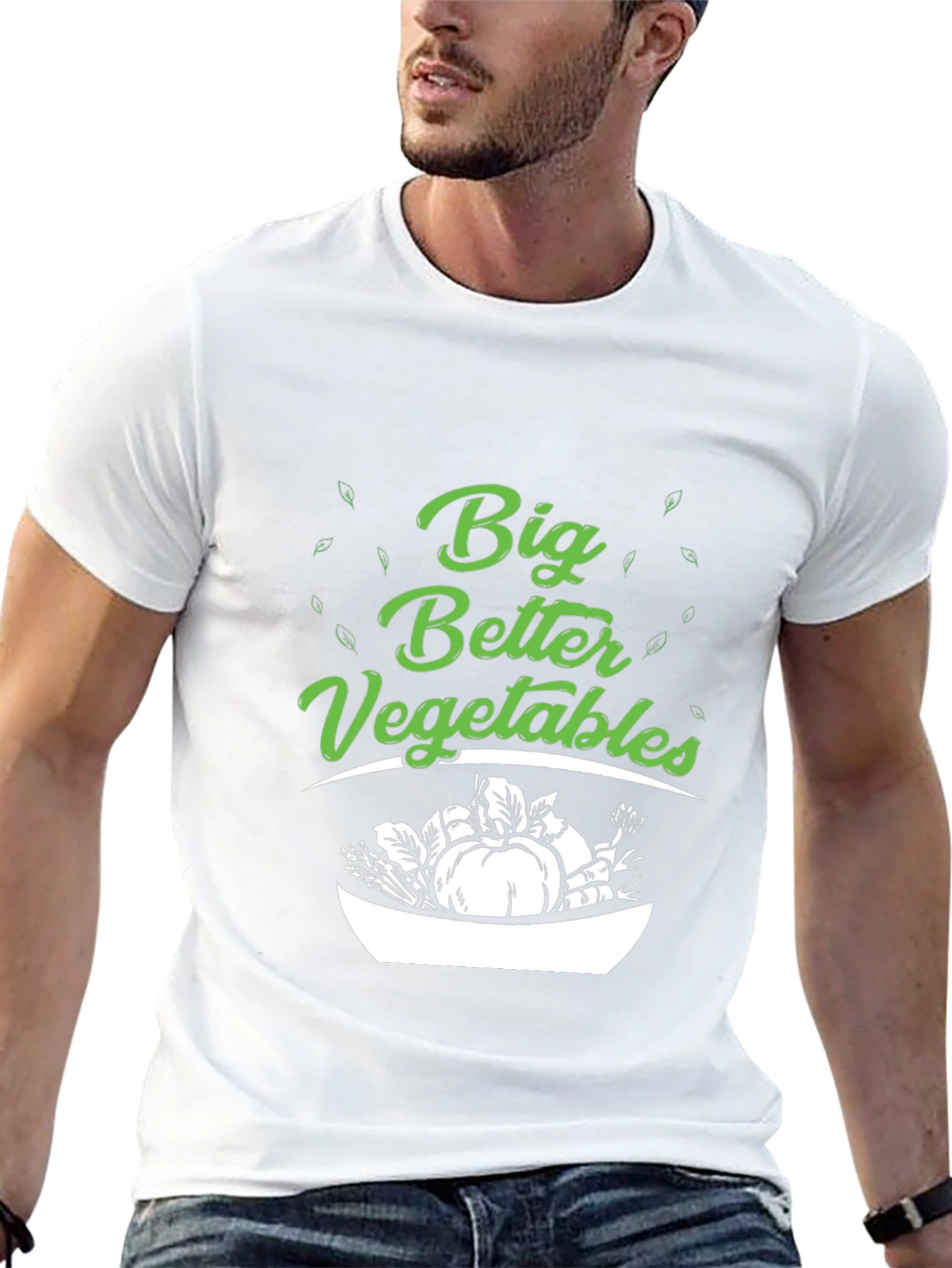 Big Better Vegetables Graphic Tee - Vegan Friendly